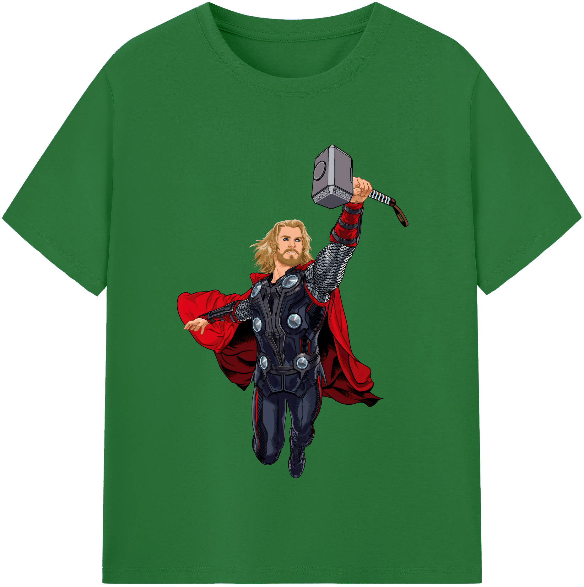 （画像用） アベンジャーズ The Avengers 綿100％半袖Tシャツ（フロントプリント）
