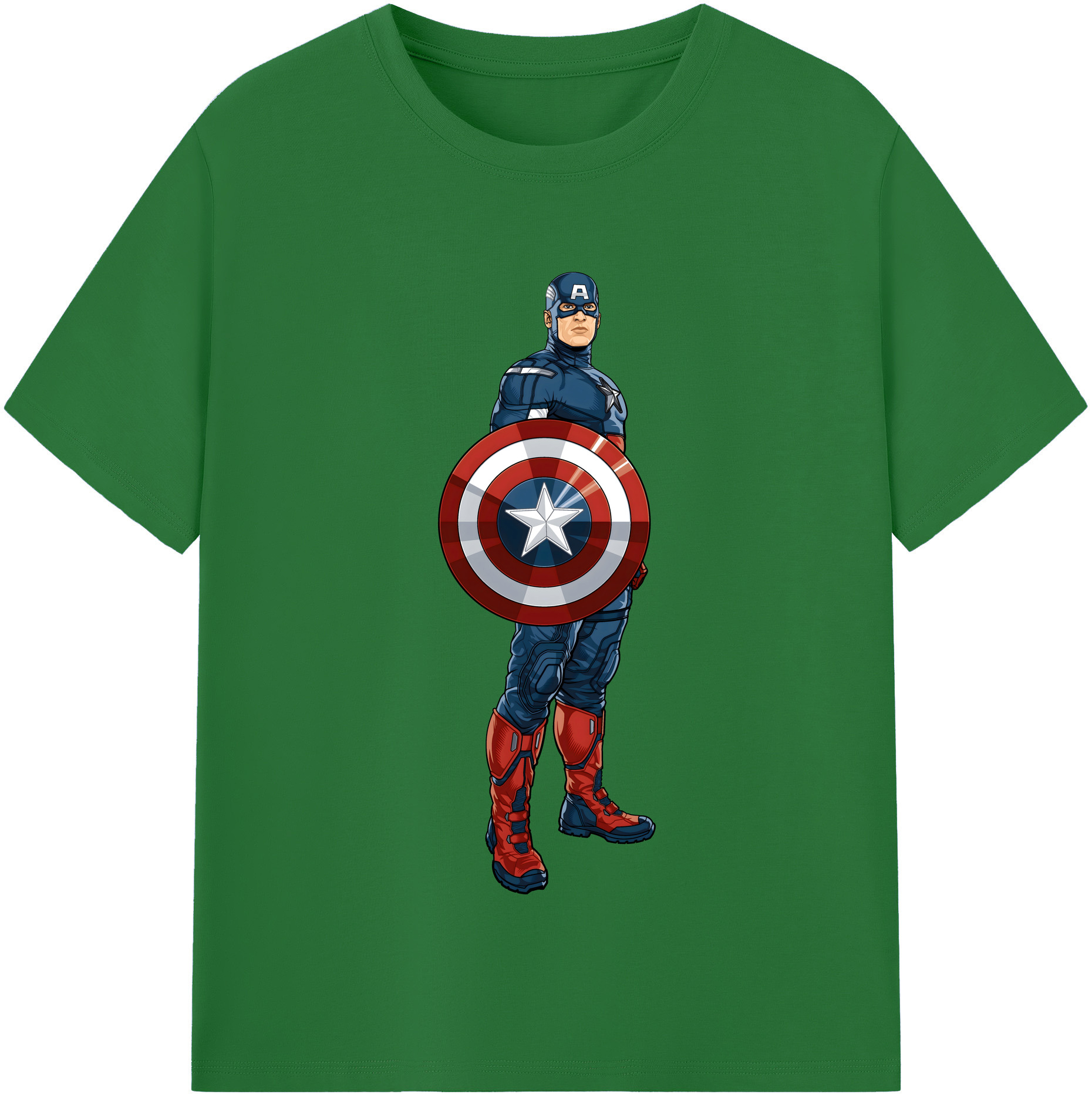 （画像用） アベンジャーズ The Avengers 綿100％半袖Tシャツ（フロントプリント）