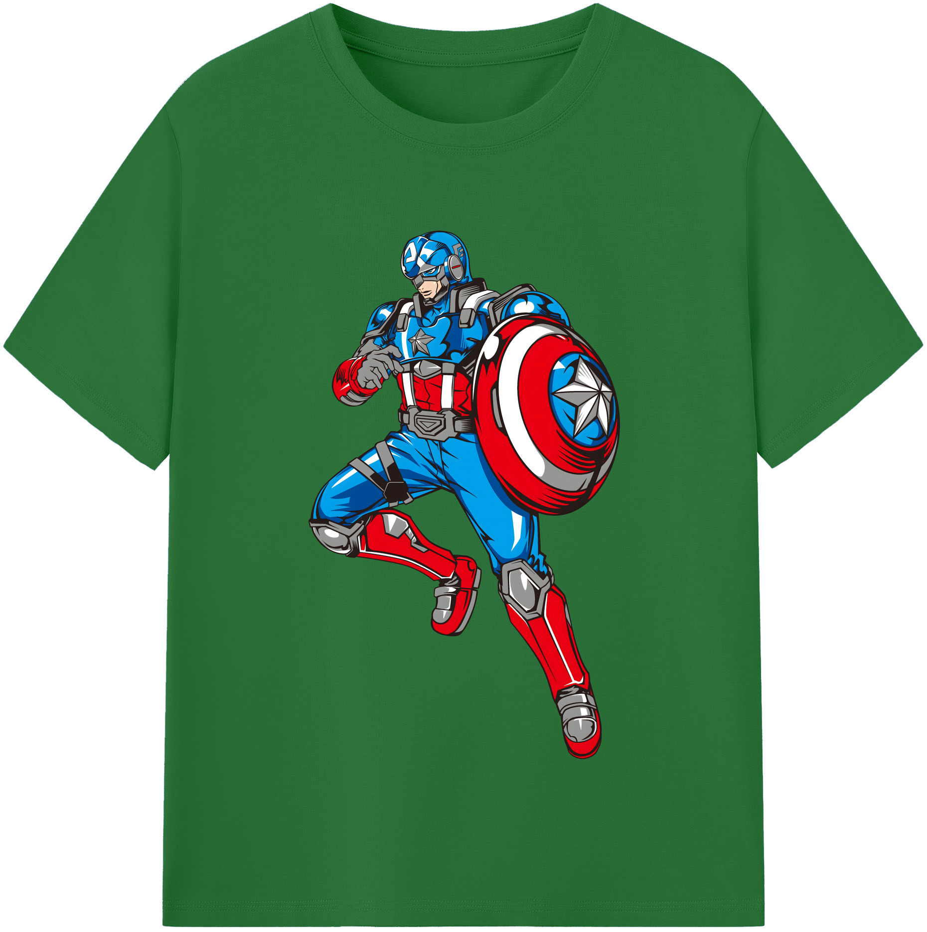 （画像用） アベンジャーズ The Avengers 綿100％半袖Tシャツ（フロントプリント）