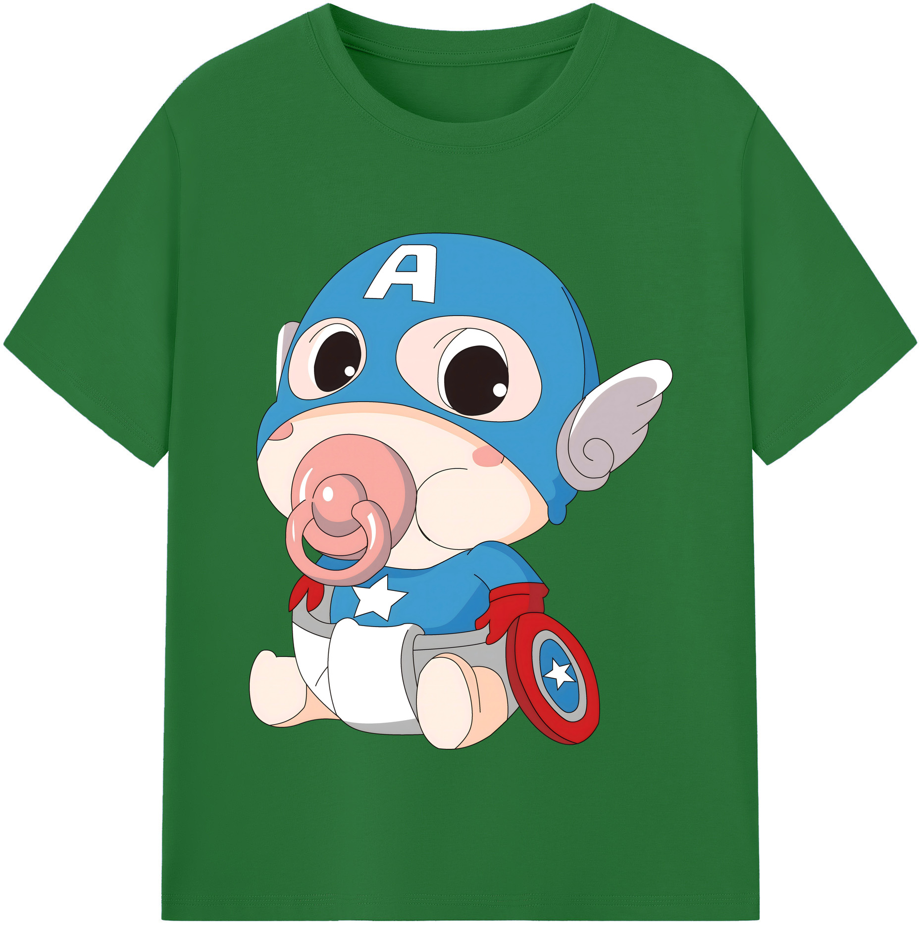 （画像用） アベンジャーズ The Avengers 綿100％半袖Tシャツ（フロントプリント）