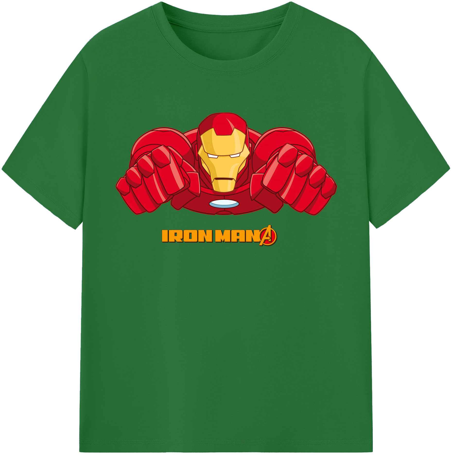 （画像用） アベンジャーズ The Avengers 綿100％半袖Tシャツ（フロントプリント）