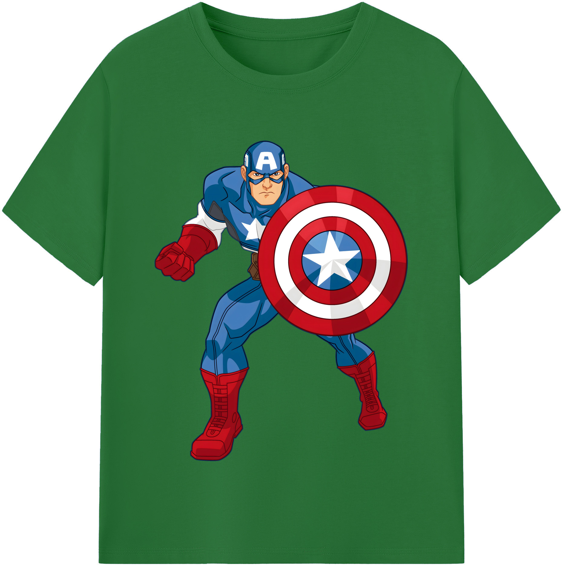 （画像用） アベンジャーズ The Avengers 綿100％半袖Tシャツ（フロントプリント）
