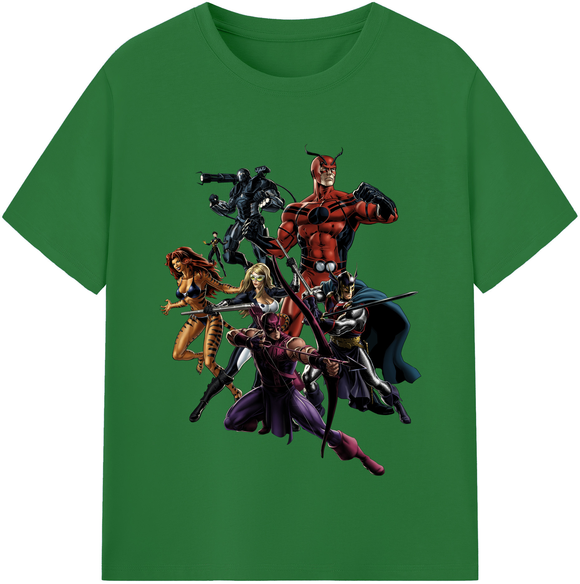 （画像用） アベンジャーズ The Avengers 綿100％半袖Tシャツ（フロントプリント）