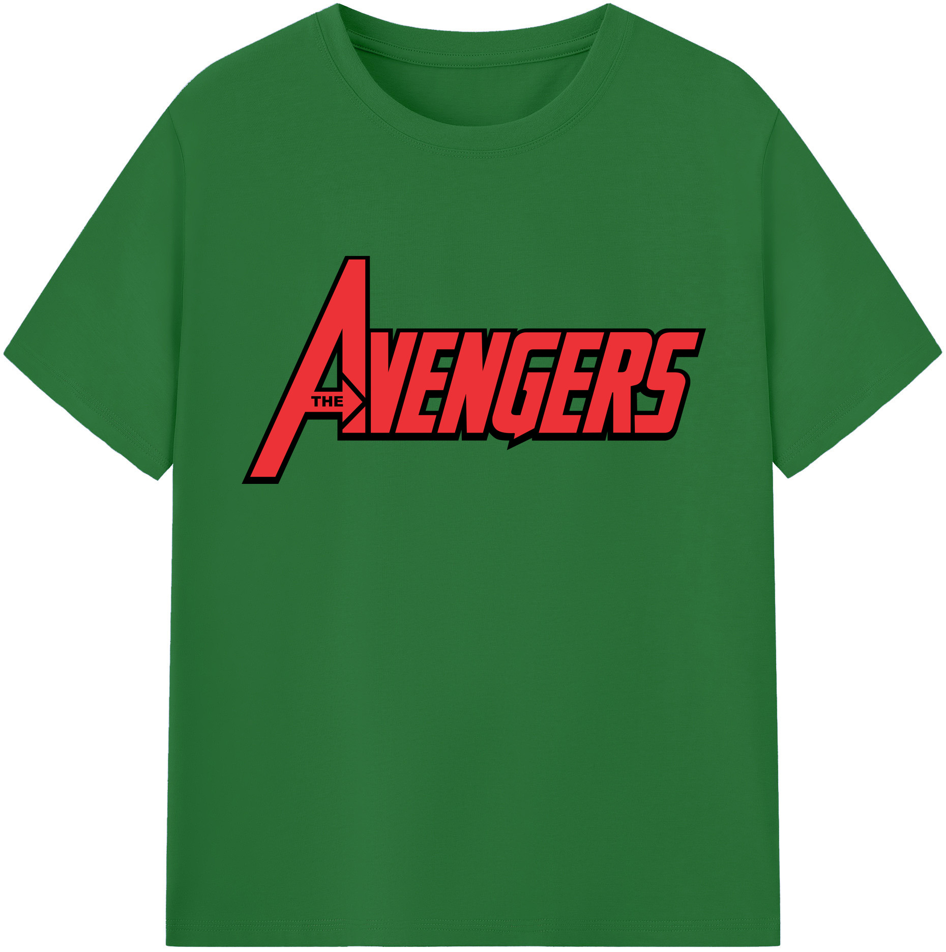 （画像用） アベンジャーズ The Avengers 綿100％半袖Tシャツ（フロントプリント）