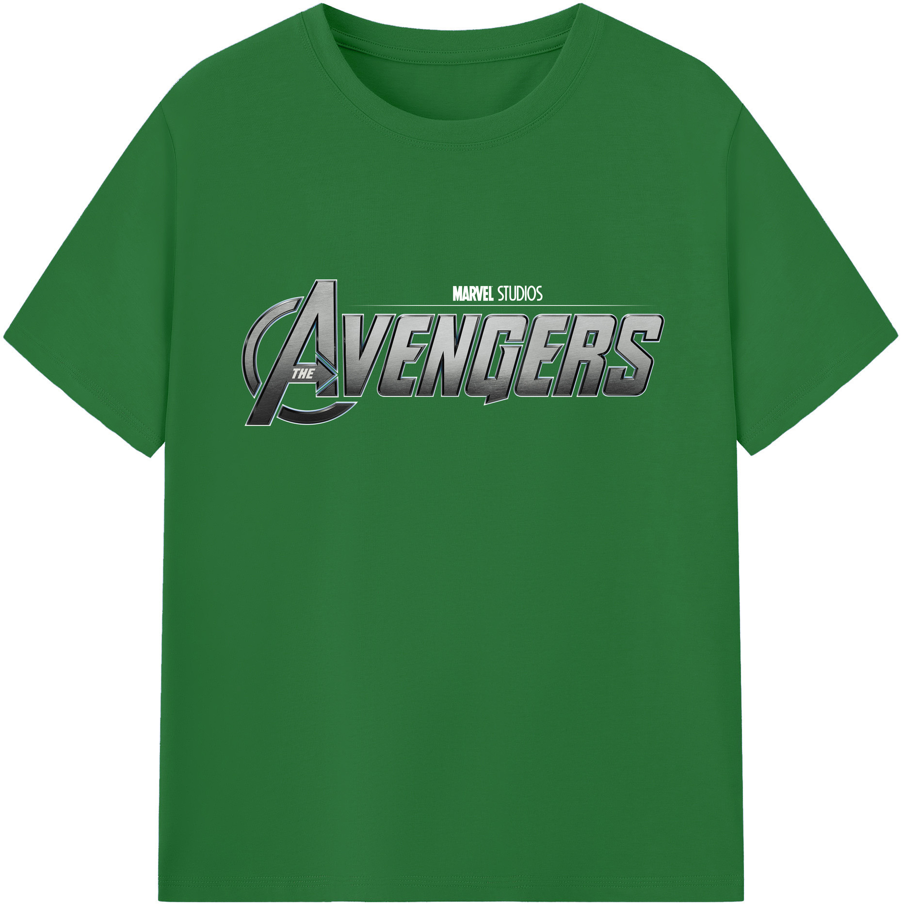 （画像用） アベンジャーズ The Avengers 綿100％半袖Tシャツ（フロントプリント）