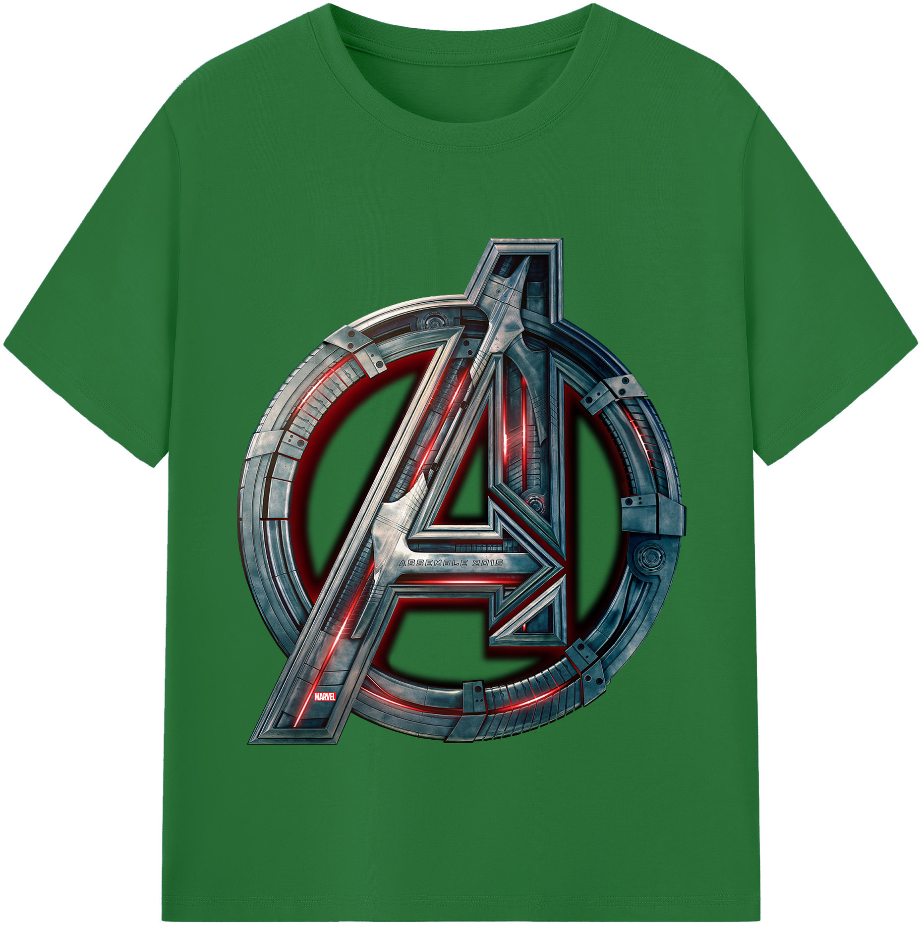 （画像用） アベンジャーズ The Avengers 綿100％半袖Tシャツ（フロントプリント）