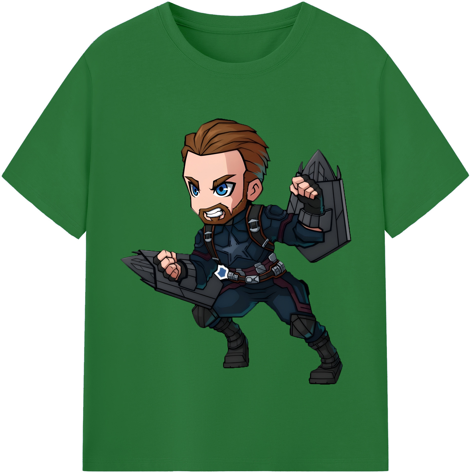 （画像用） アベンジャーズ The Avengers 綿100％半袖Tシャツ（フロントプリント）