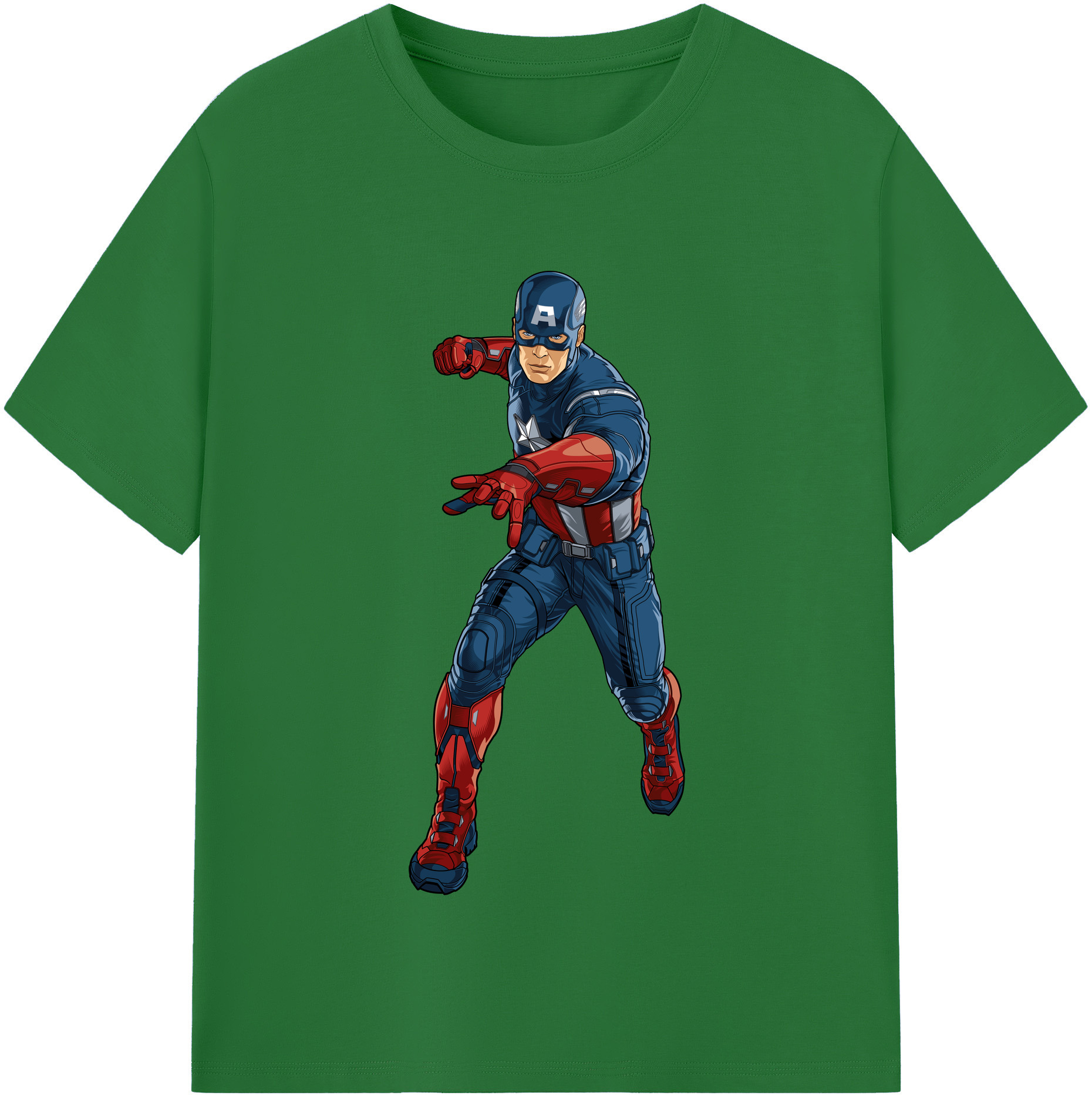 （画像用） アベンジャーズ The Avengers 綿100％半袖Tシャツ（フロントプリント）