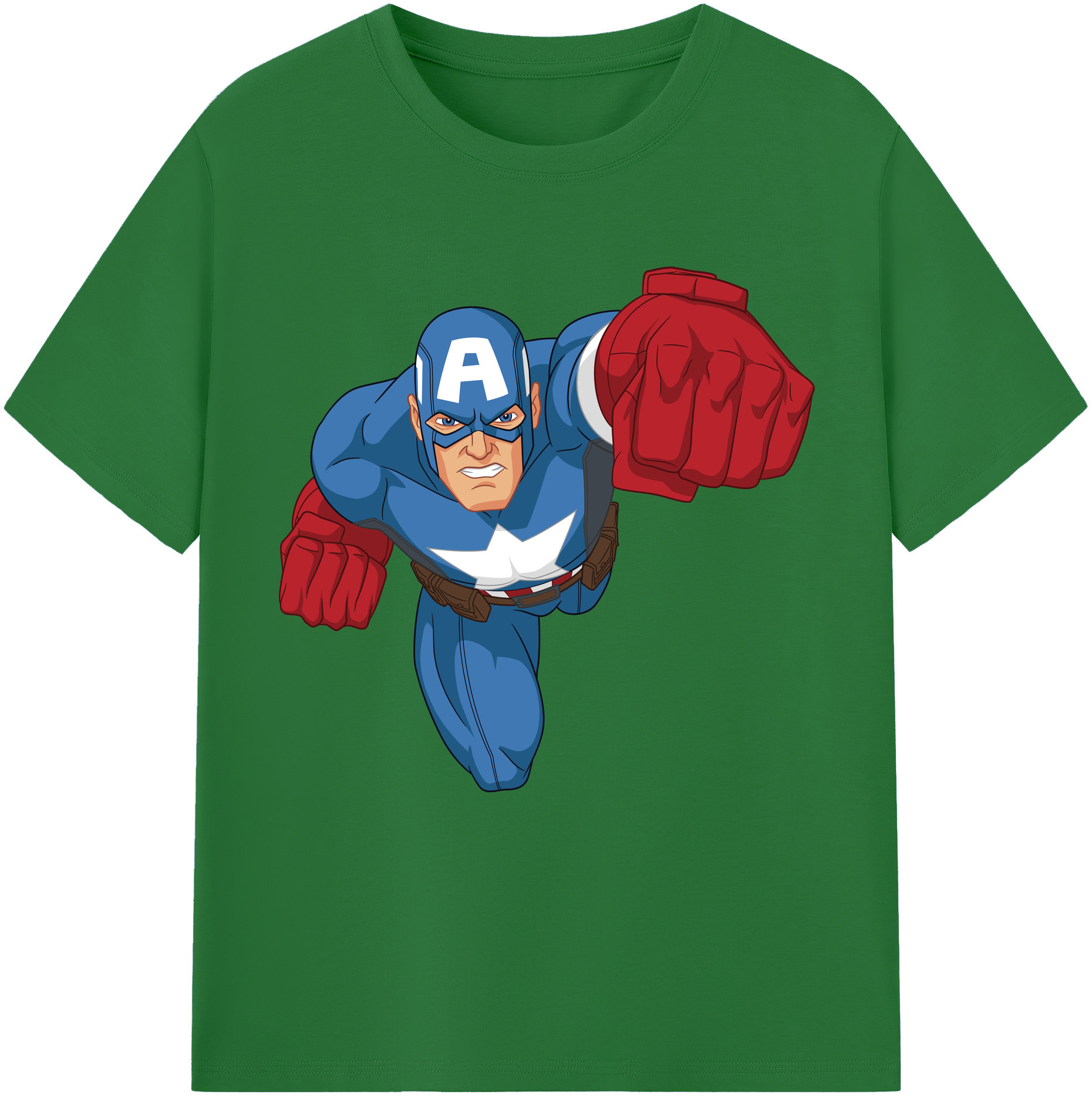 （画像用） アベンジャーズ The Avengers 綿100％半袖Tシャツ（フロントプリント）