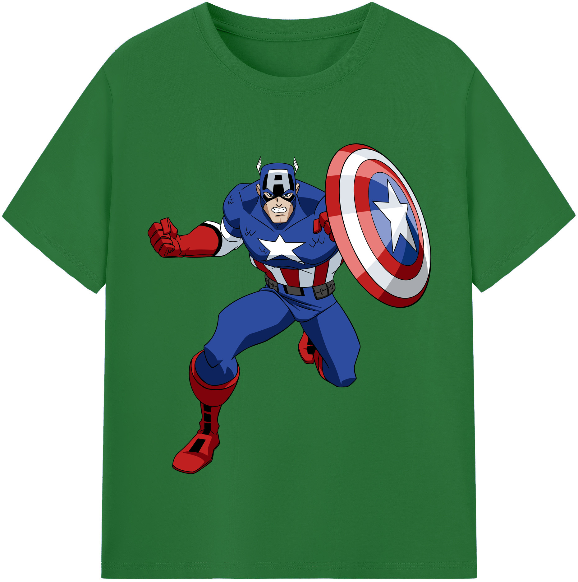 （画像用） アベンジャーズ The Avengers 綿100％半袖Tシャツ（フロントプリント）