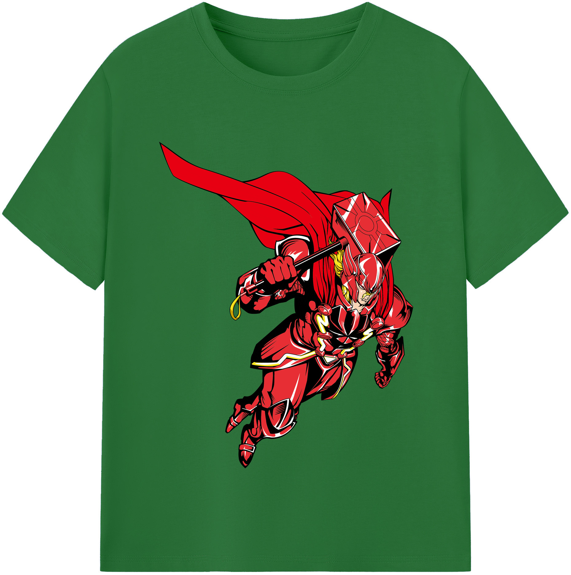 （画像用） アベンジャーズ The Avengers 綿100％半袖Tシャツ（フロントプリント）