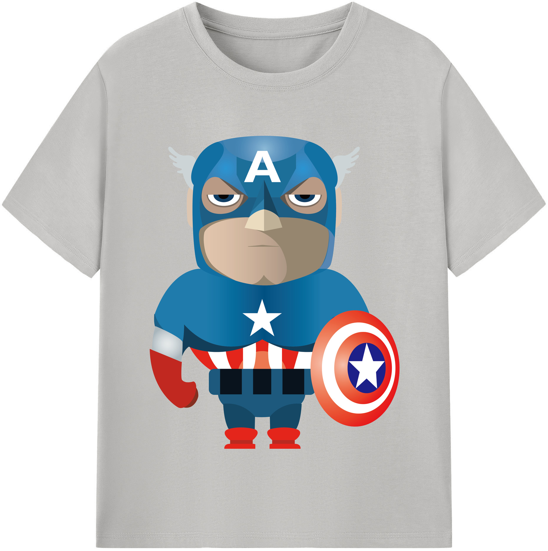 （画像用） アベンジャーズ The Avengers 綿100％半袖Tシャツ（フロントプリント）