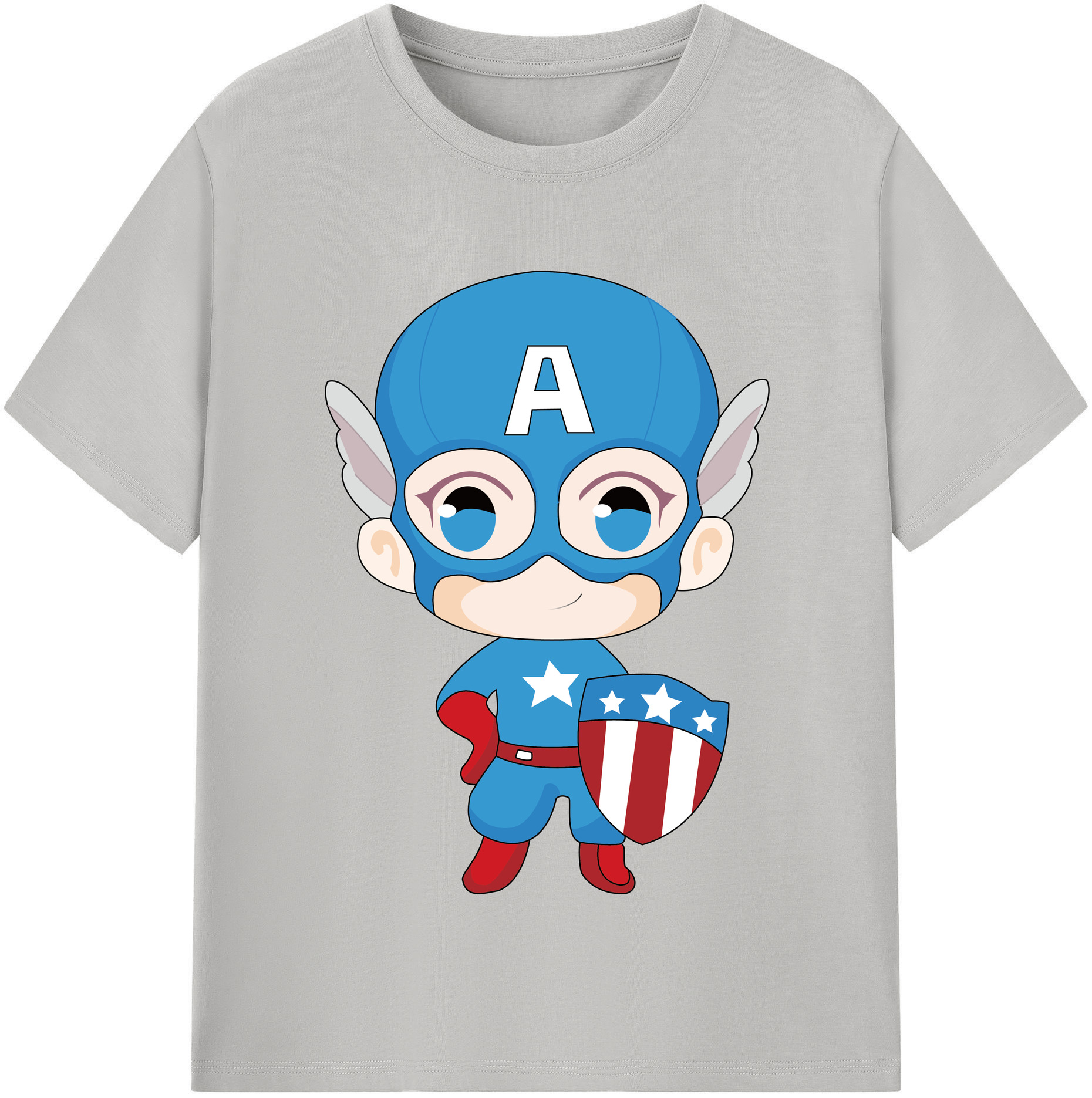 （画像用） アベンジャーズ The Avengers 綿100％半袖Tシャツ（フロントプリント）