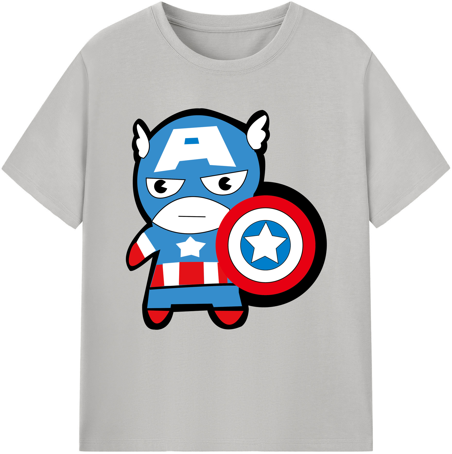 （画像用） アベンジャーズ The Avengers 綿100％半袖Tシャツ（フロントプリント）