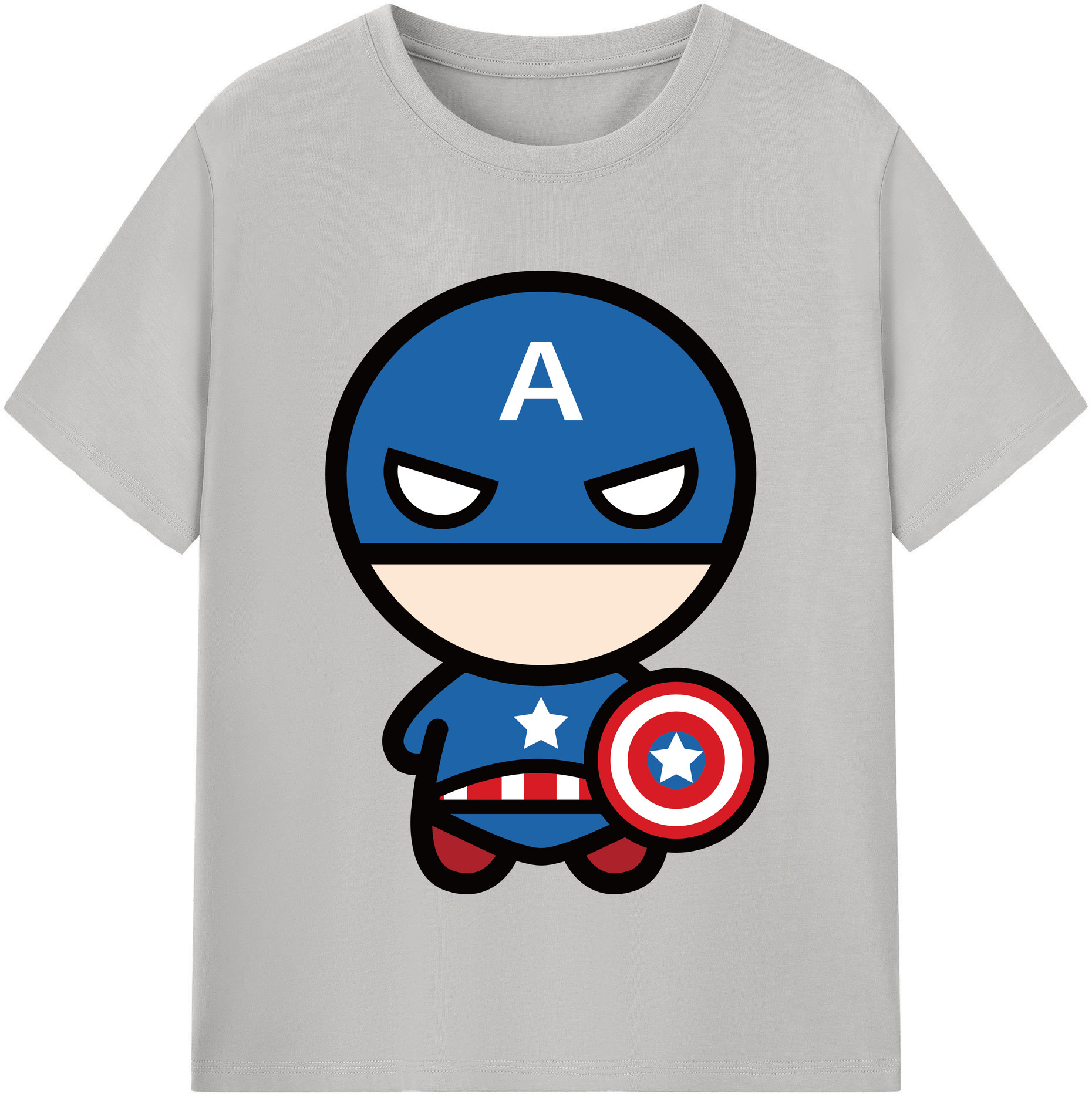 （画像用） アベンジャーズ The Avengers 綿100％半袖Tシャツ（フロントプリント）