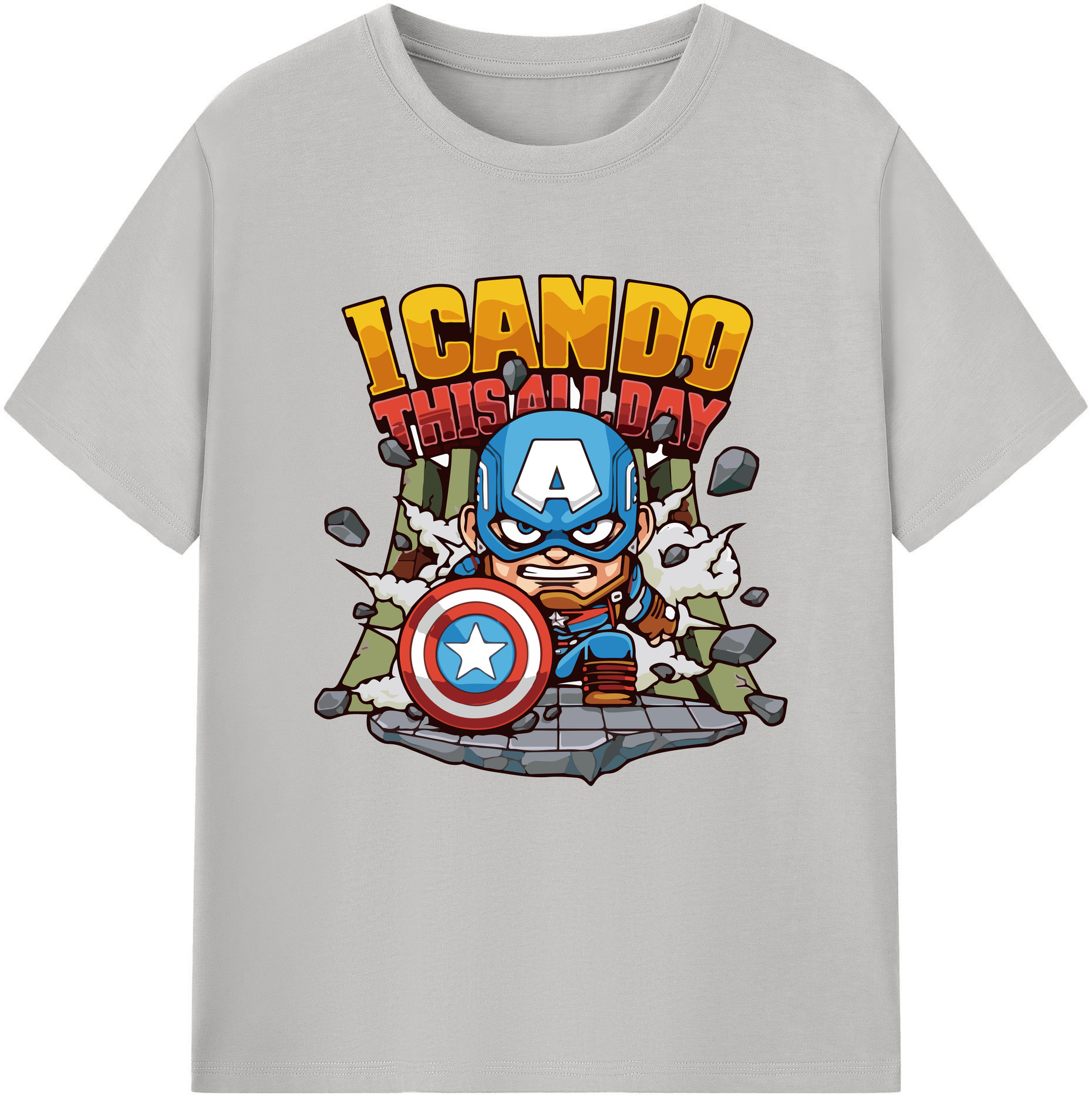 （画像用） アベンジャーズ The Avengers 綿100％半袖Tシャツ（フロントプリント）
