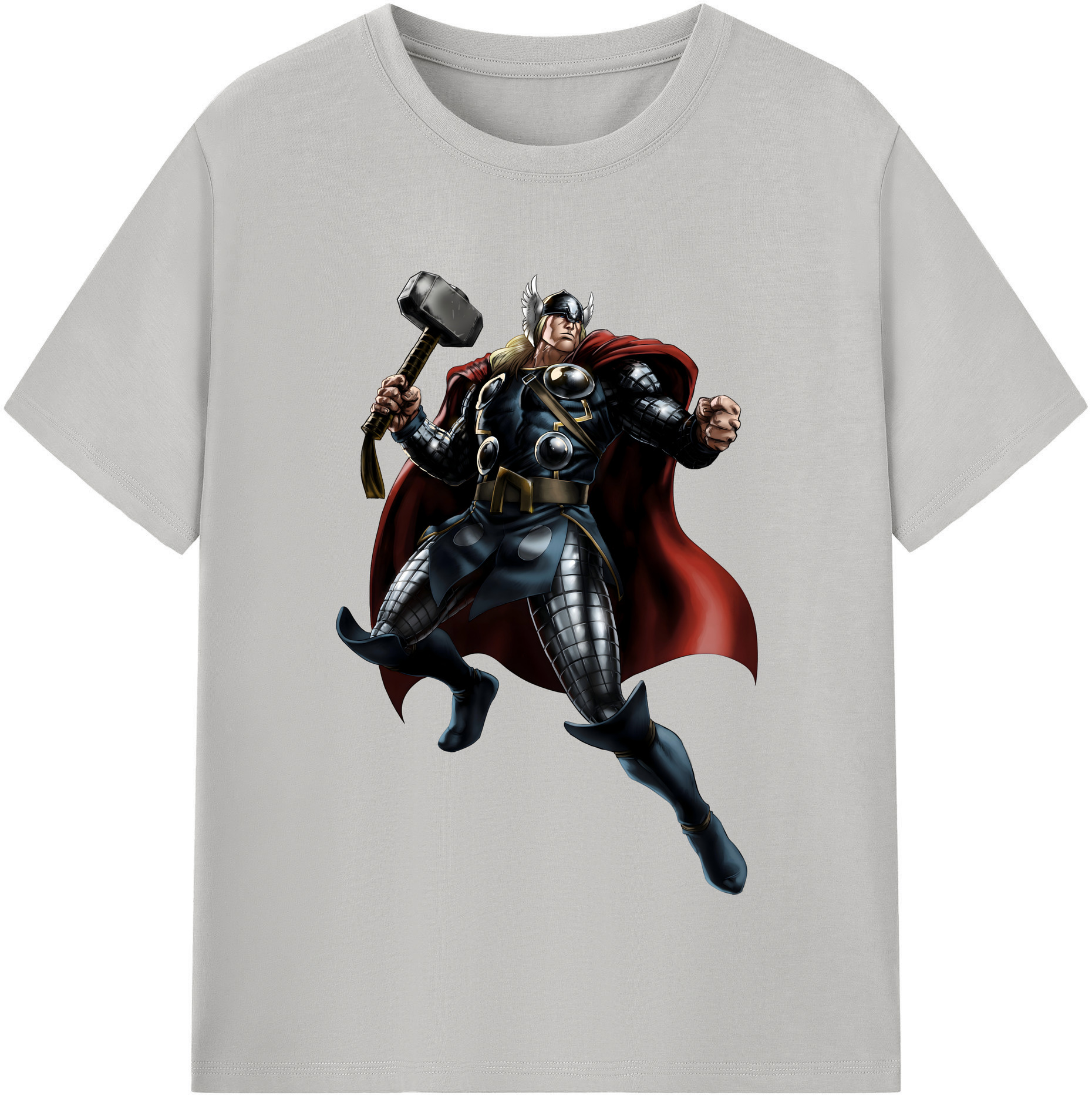 （画像用） アベンジャーズ The Avengers 綿100％半袖Tシャツ（フロントプリント）