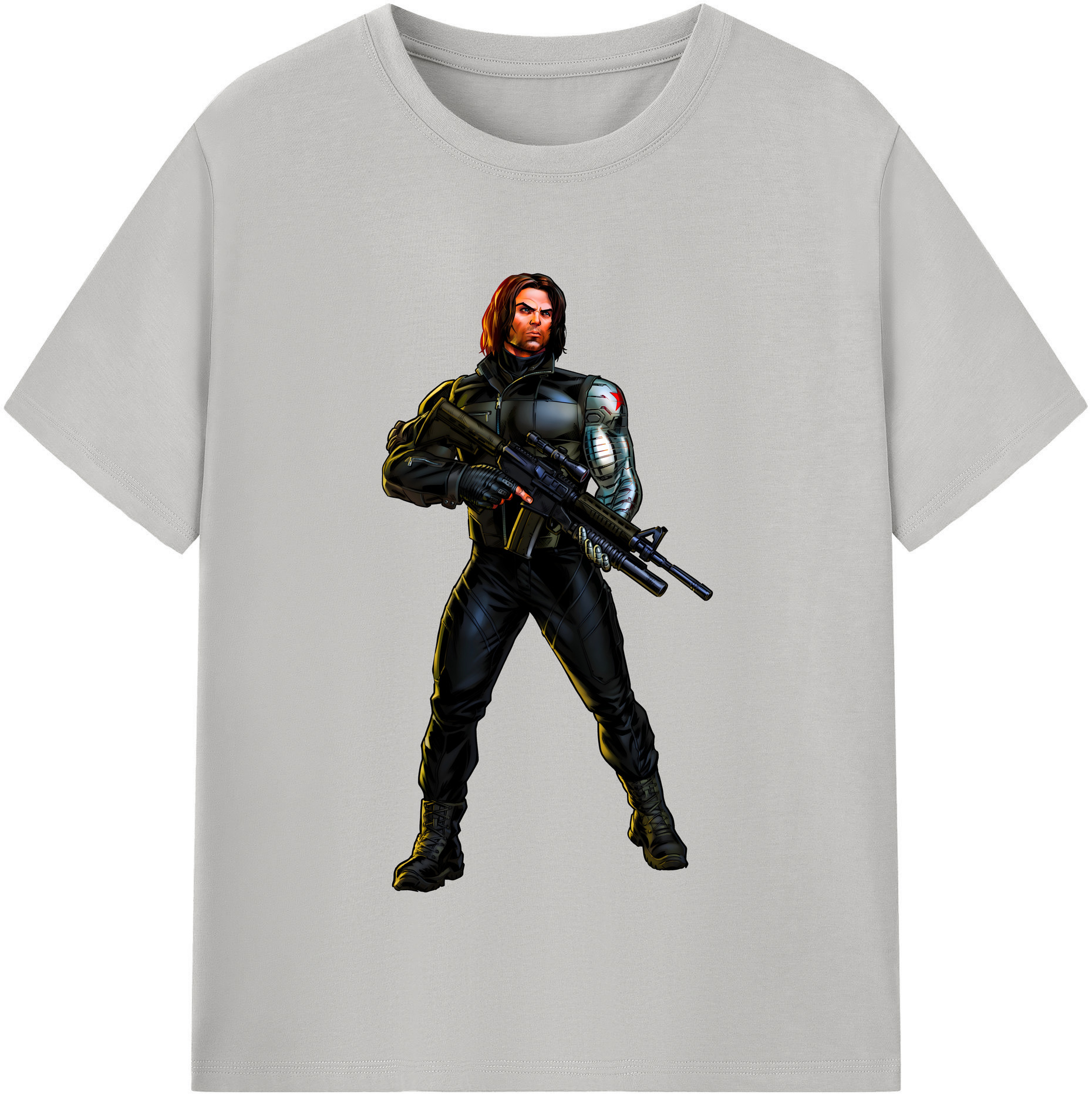 （画像用） アベンジャーズ The Avengers 綿100％半袖Tシャツ（フロントプリント）