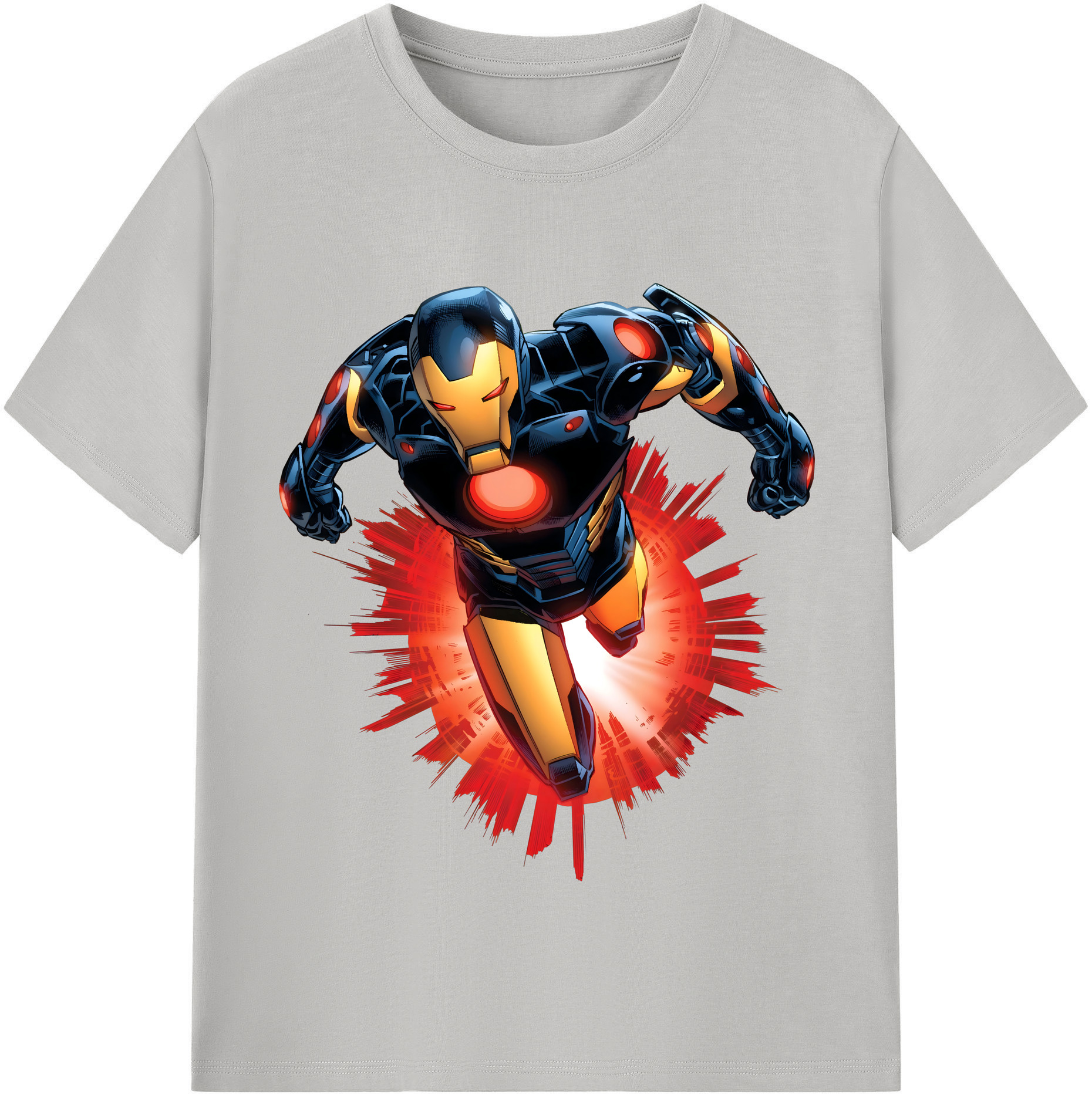 （画像用） アベンジャーズ The Avengers 綿100％半袖Tシャツ（フロントプリント）