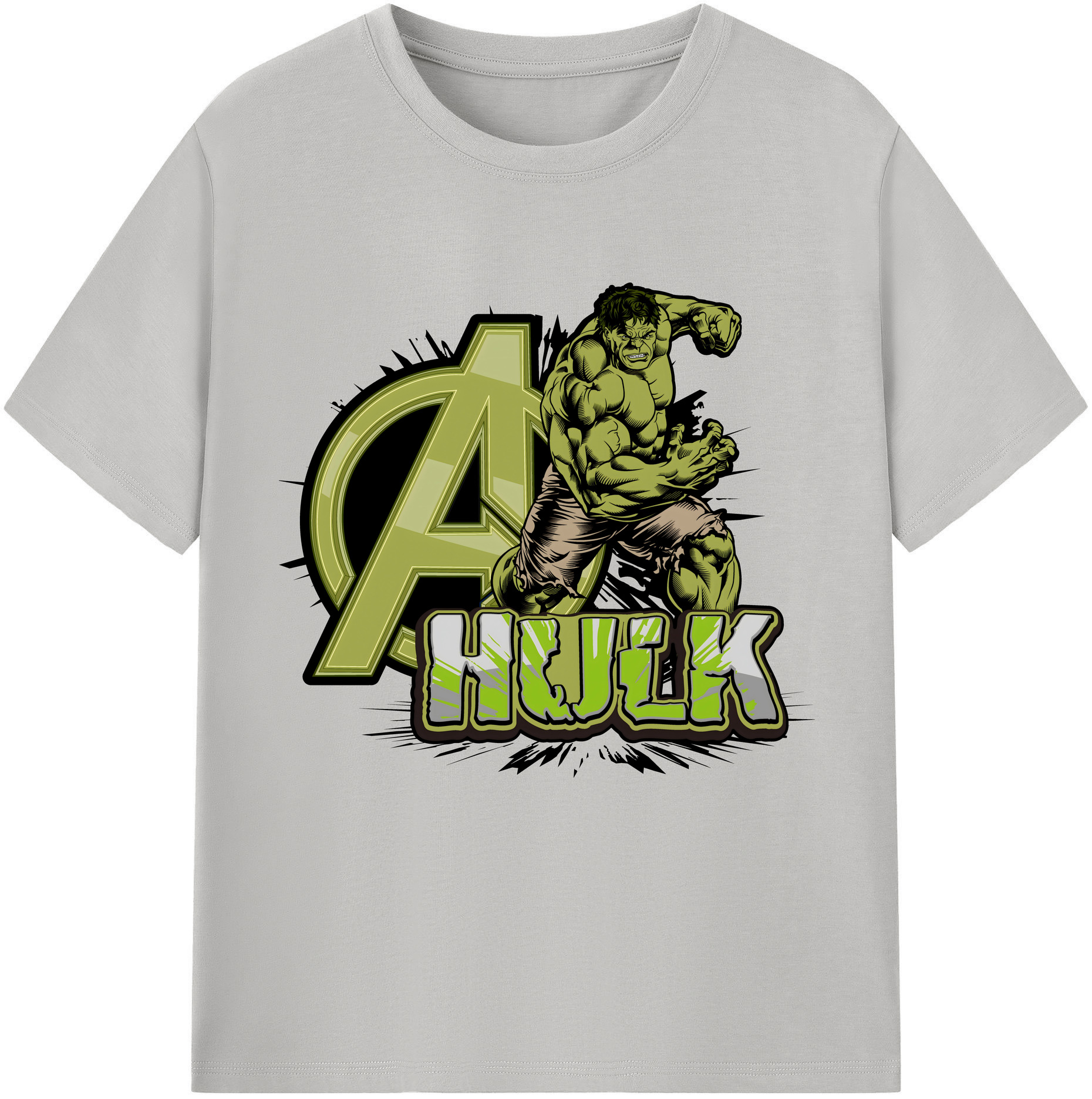 （画像用） アベンジャーズ The Avengers 綿100％半袖Tシャツ（フロントプリント）