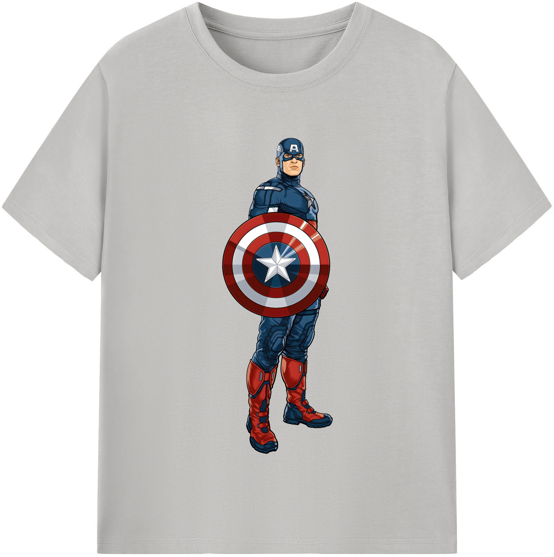 （画像用） アベンジャーズ The Avengers 綿100％半袖Tシャツ（フロントプリント）