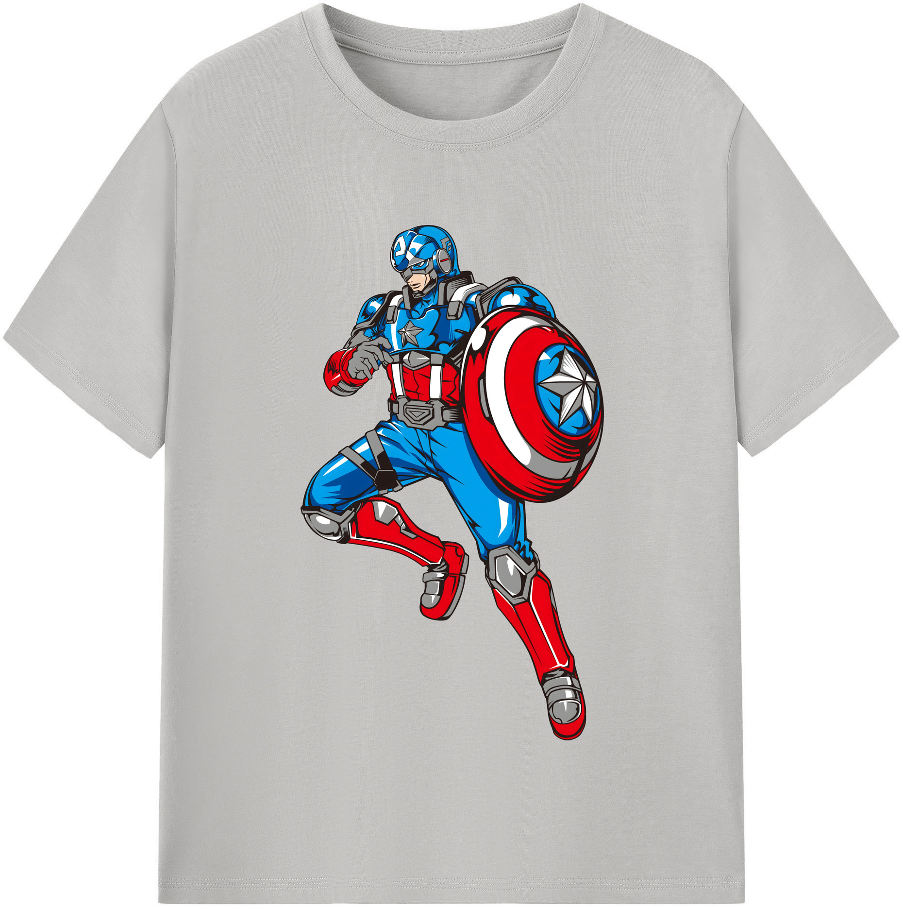 （画像用） アベンジャーズ The Avengers 綿100％半袖Tシャツ（フロントプリント）