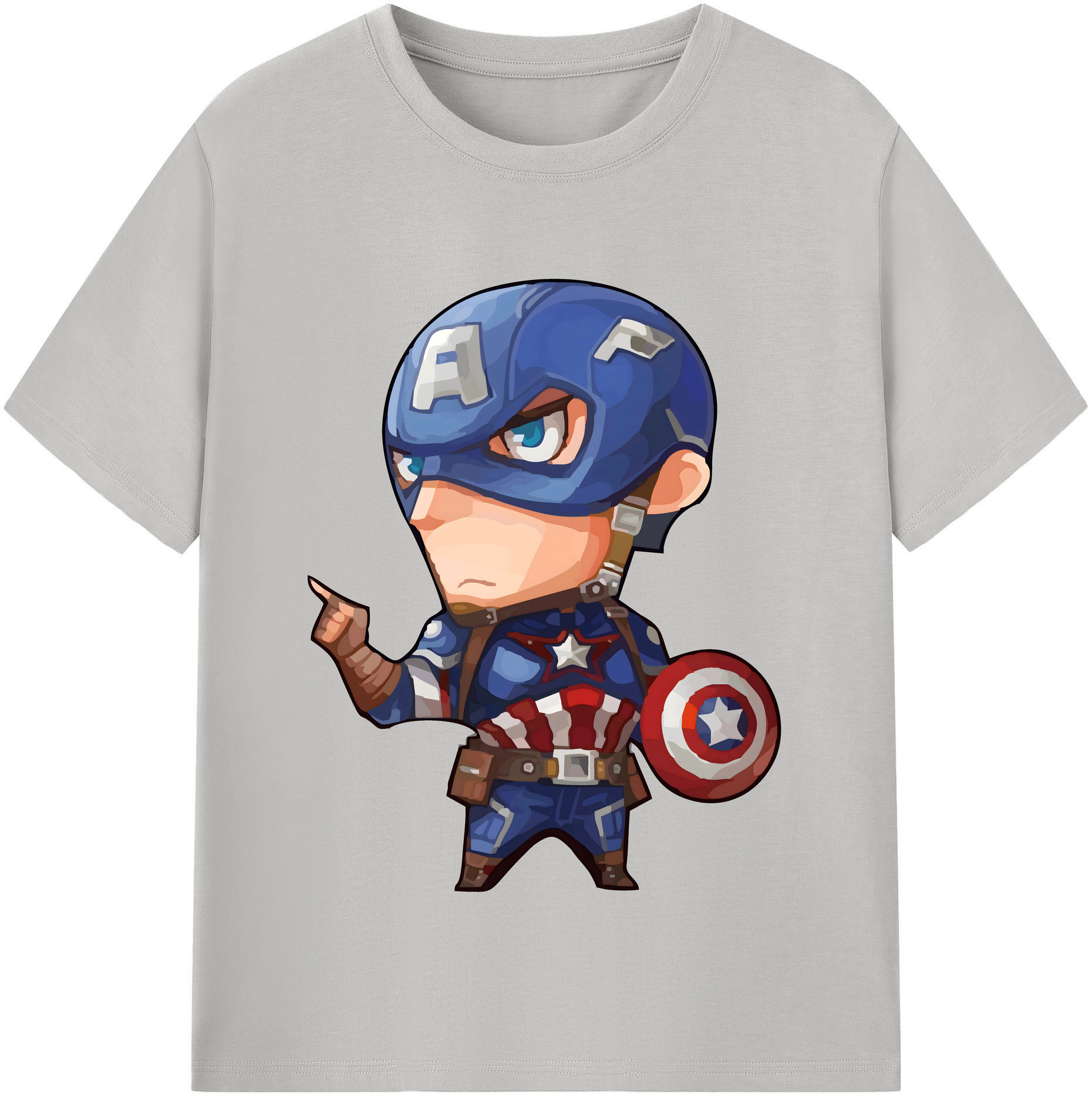 （画像用） アベンジャーズ The Avengers 綿100％半袖Tシャツ（フロントプリント）