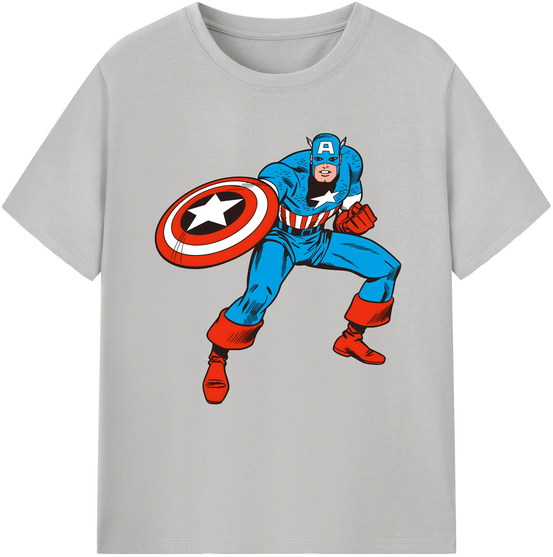 （画像用） アベンジャーズ The Avengers 綿100％半袖Tシャツ（フロントプリント）