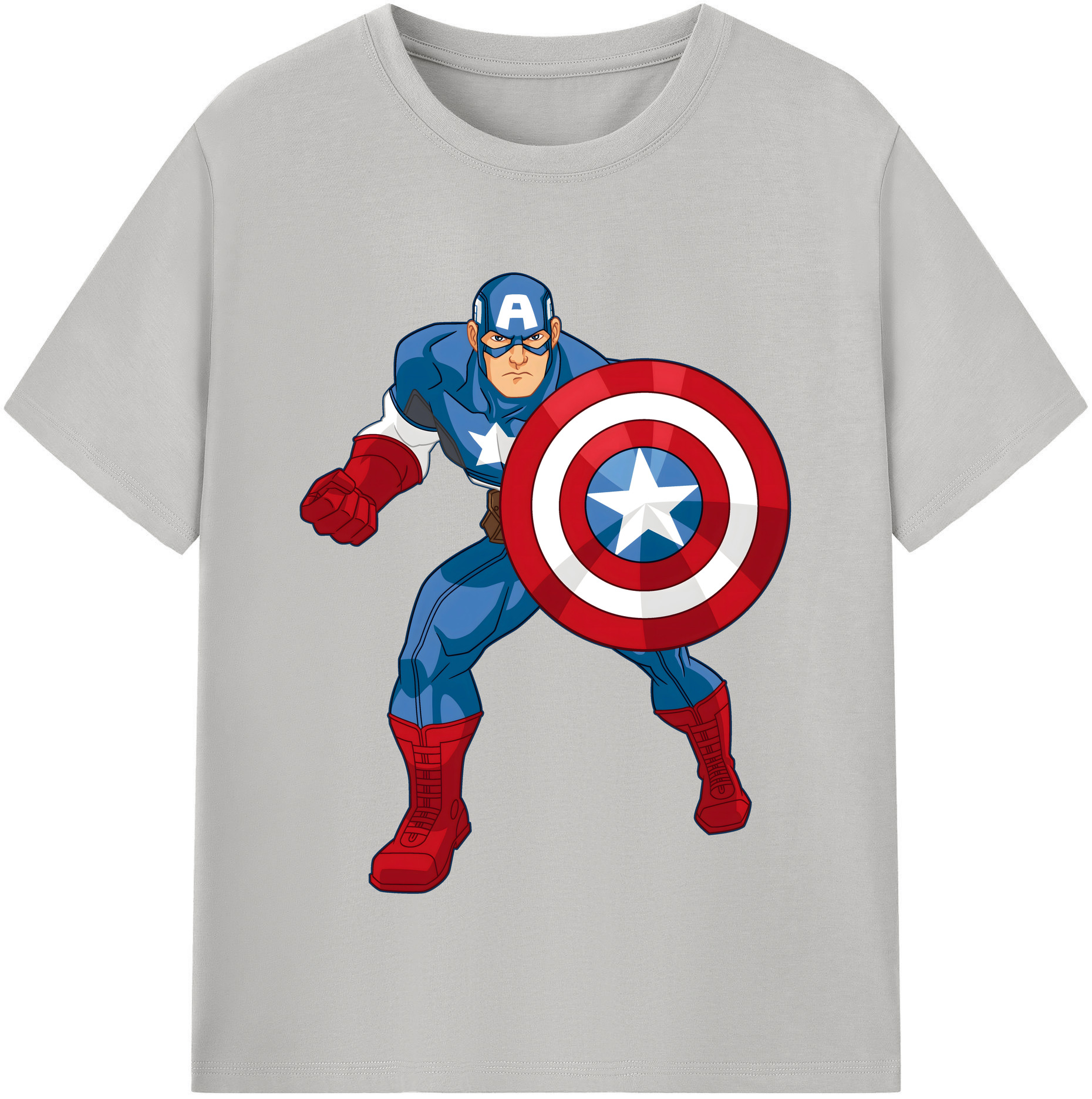 （画像用） アベンジャーズ The Avengers 綿100％半袖Tシャツ（フロントプリント）
