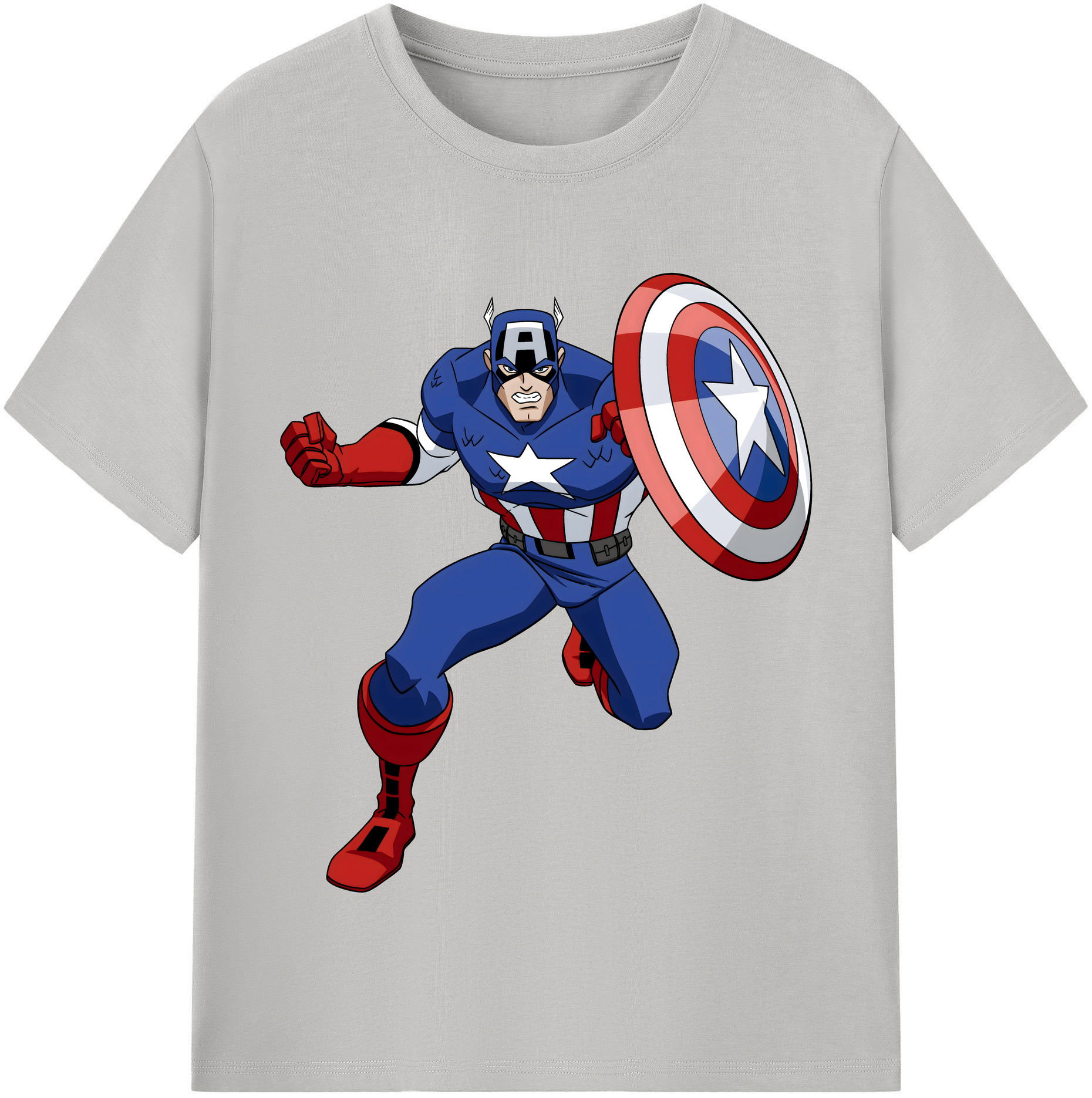 （画像用） アベンジャーズ The Avengers 綿100％半袖Tシャツ（フロントプリント）