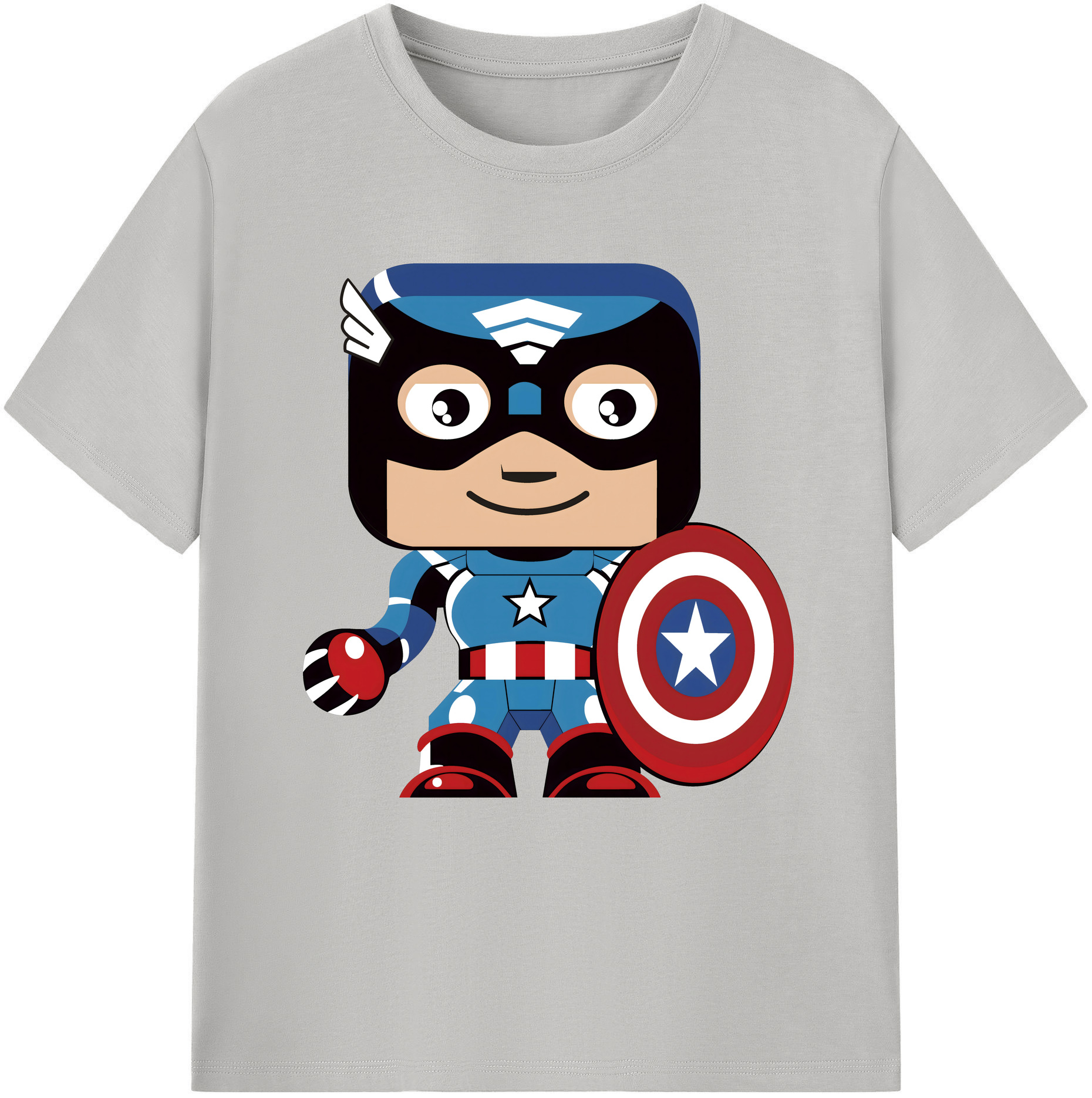 （画像用） アベンジャーズ The Avengers 綿100％半袖Tシャツ（フロントプリント）