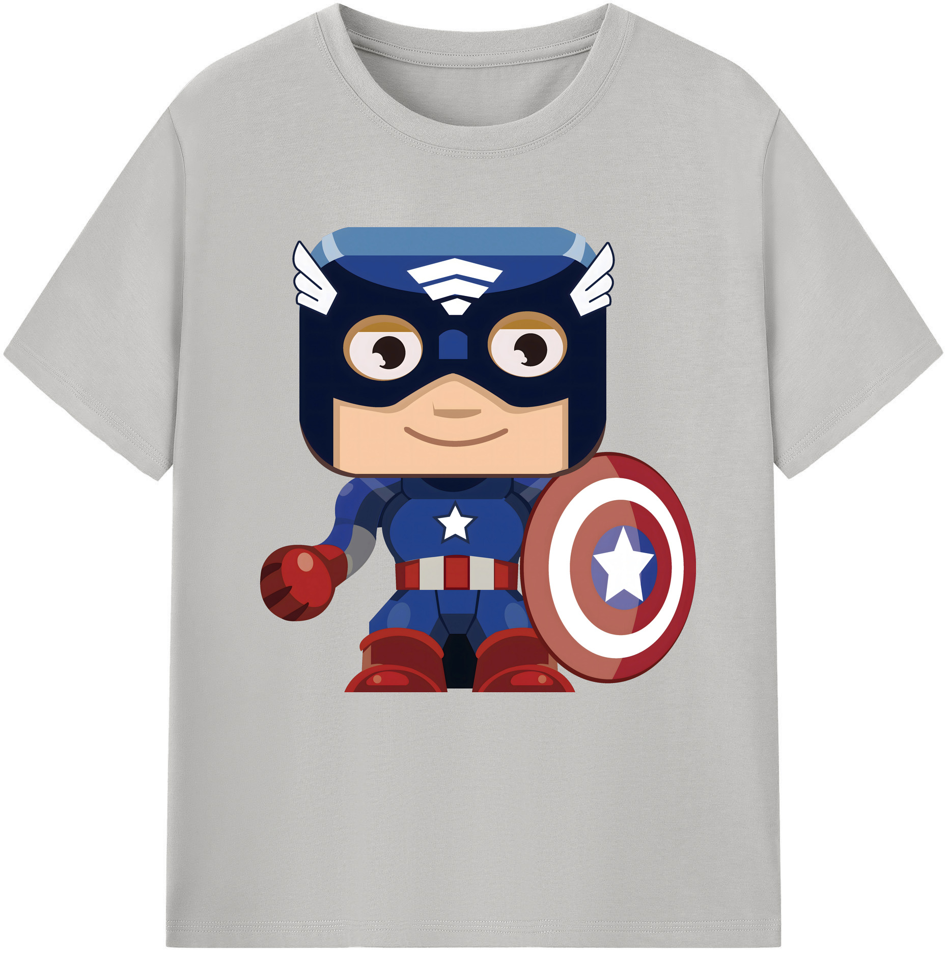 （画像用） アベンジャーズ The Avengers 綿100％半袖Tシャツ（フロントプリント）