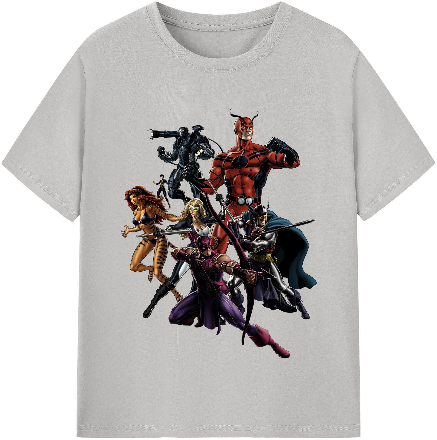 （画像用） アベンジャーズ The Avengers 綿100％半袖Tシャツ（フロントプリント）