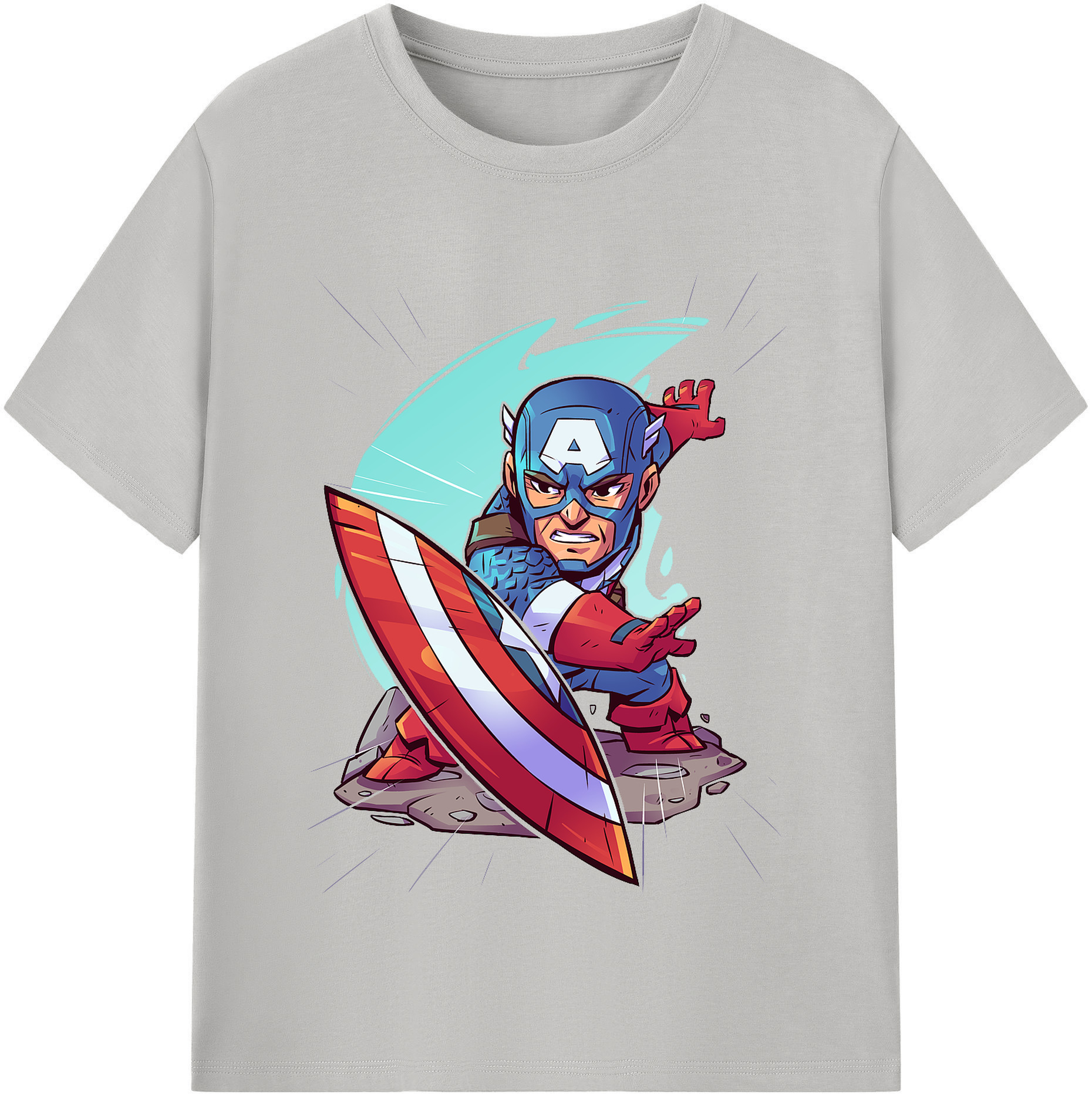 （画像用） アベンジャーズ The Avengers 綿100％半袖Tシャツ（フロントプリント）