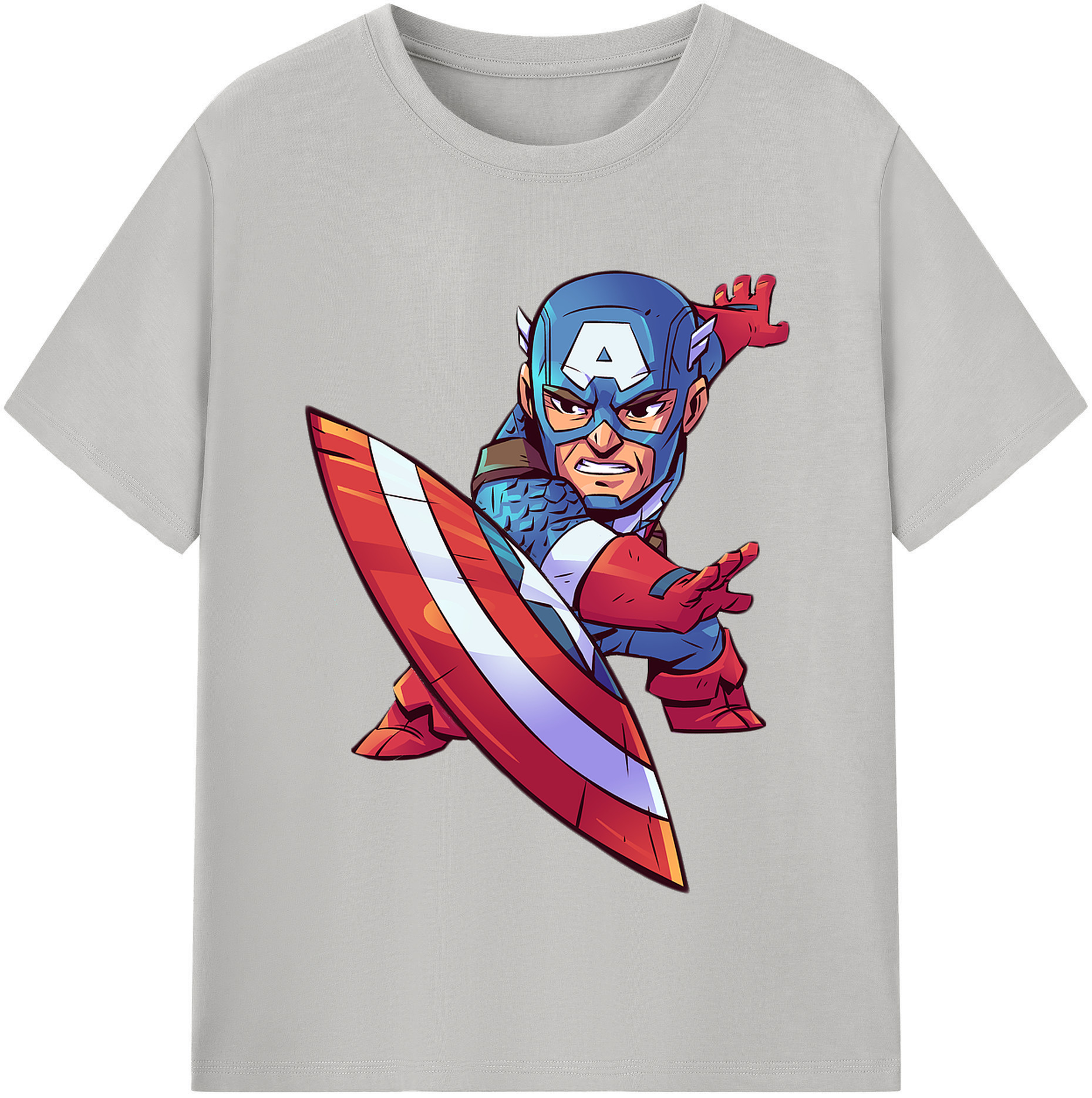 （画像用） アベンジャーズ The Avengers 綿100％半袖Tシャツ（フロントプリント）