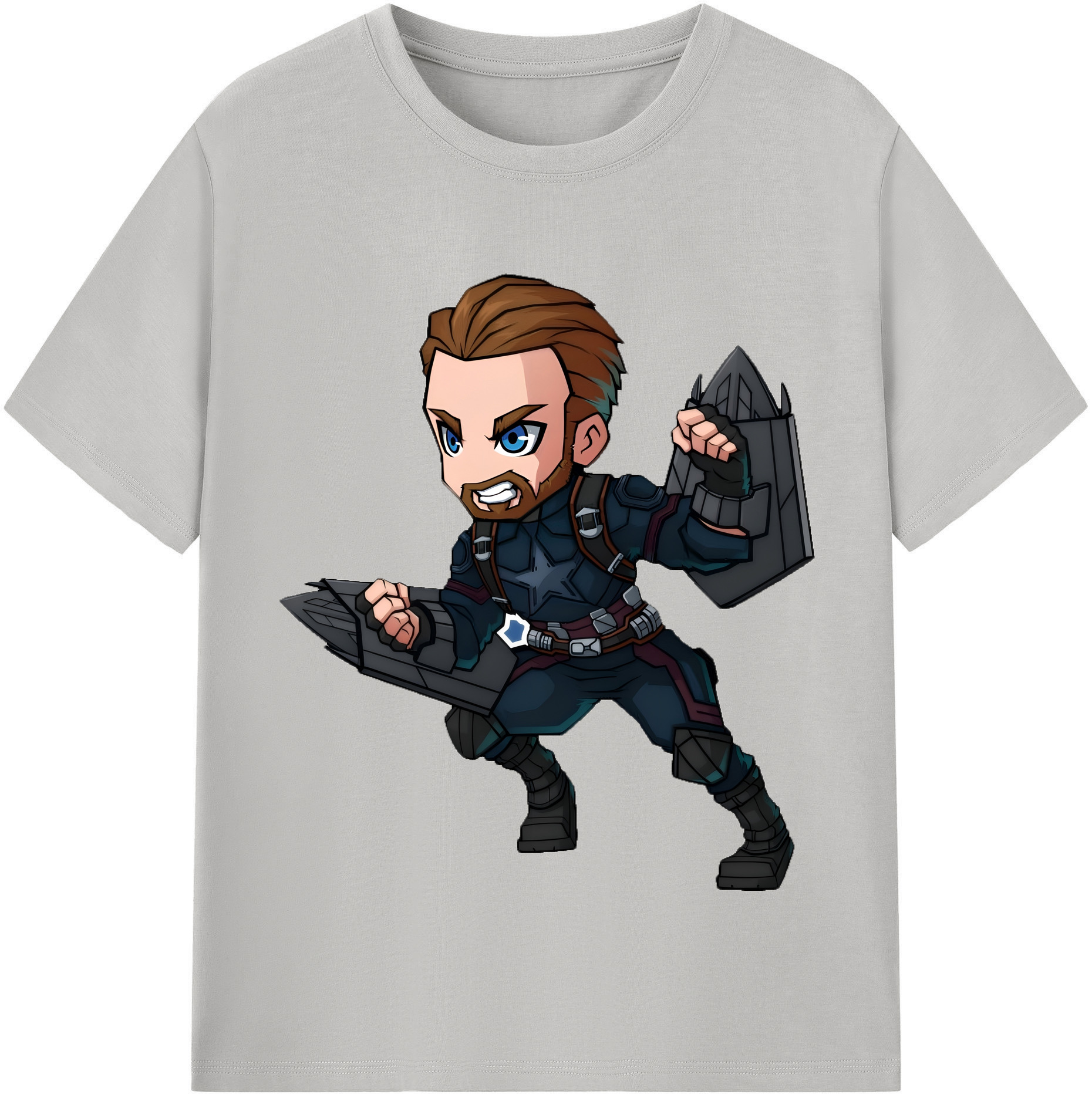 （画像用） アベンジャーズ The Avengers 綿100％半袖Tシャツ（フロントプリント）