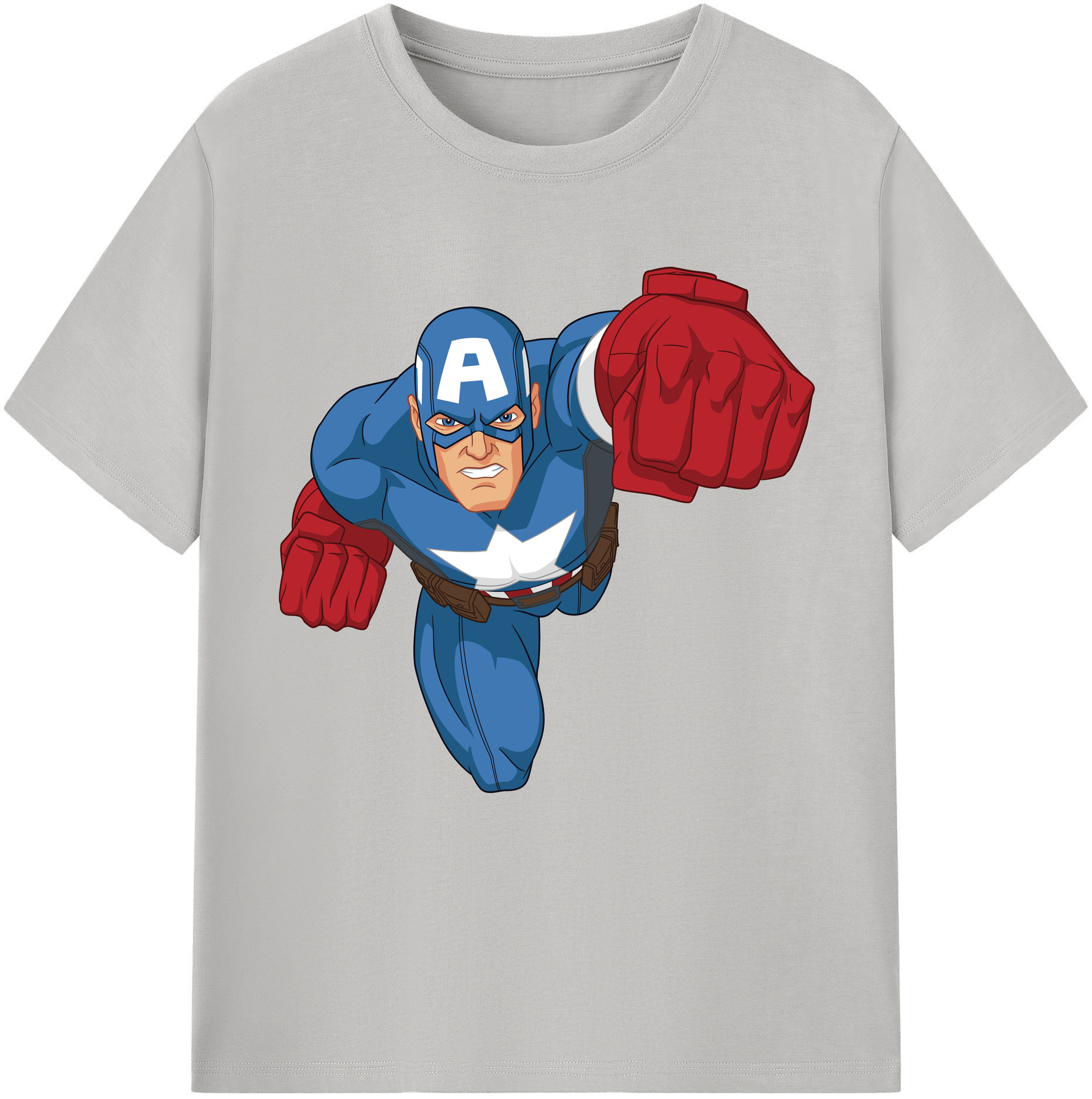 （画像用） アベンジャーズ The Avengers 綿100％半袖Tシャツ（フロントプリント）