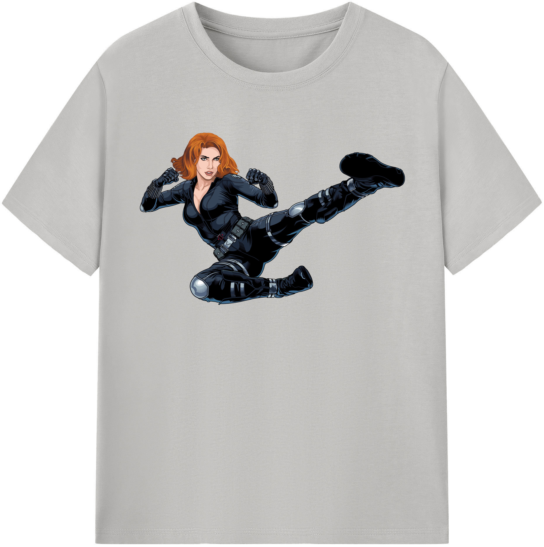 （画像用） アベンジャーズ The Avengers 綿100％半袖Tシャツ（フロントプリント）