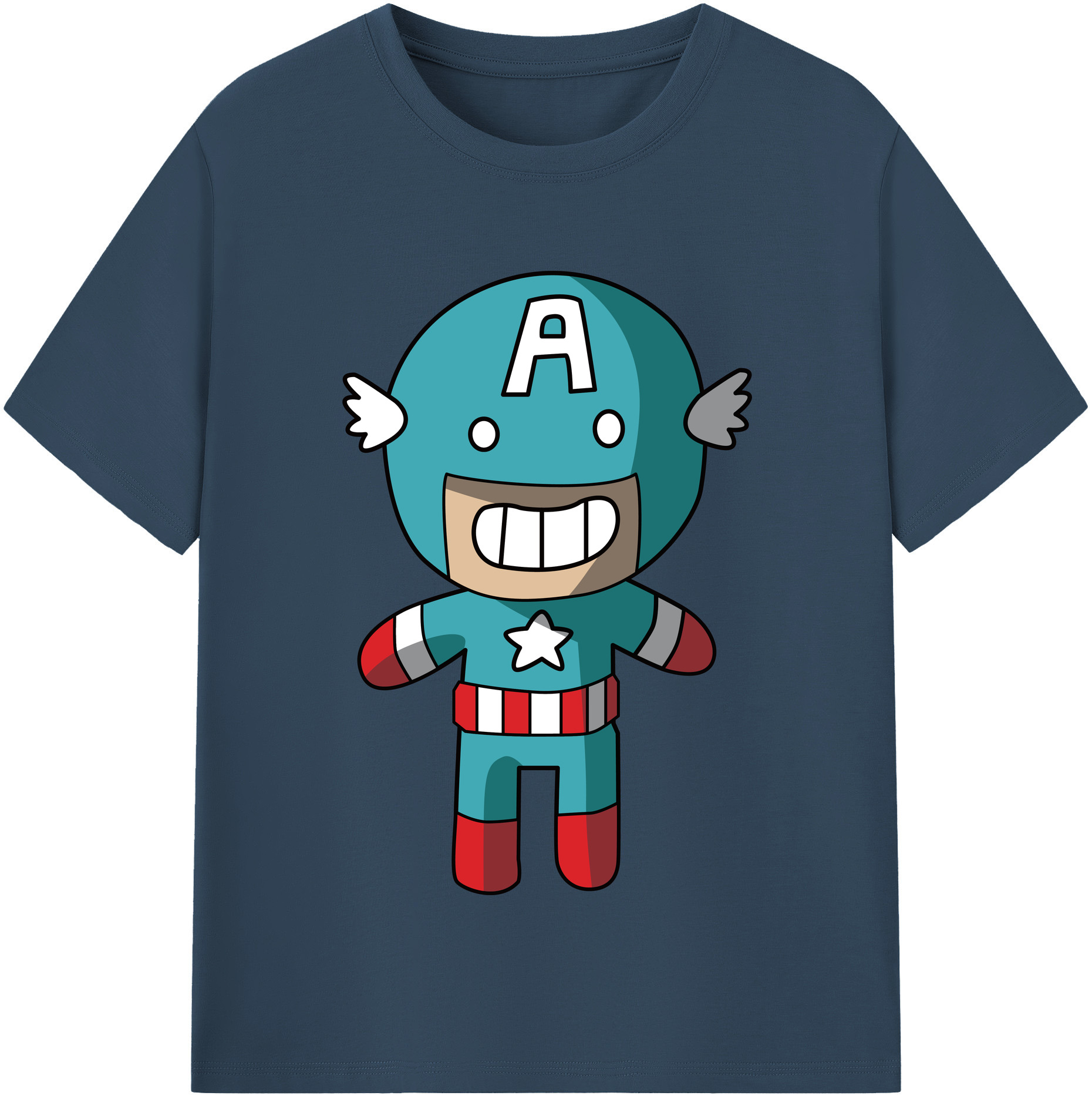 （画像用） アベンジャーズ The Avengers 綿100％半袖Tシャツ（フロントプリント）