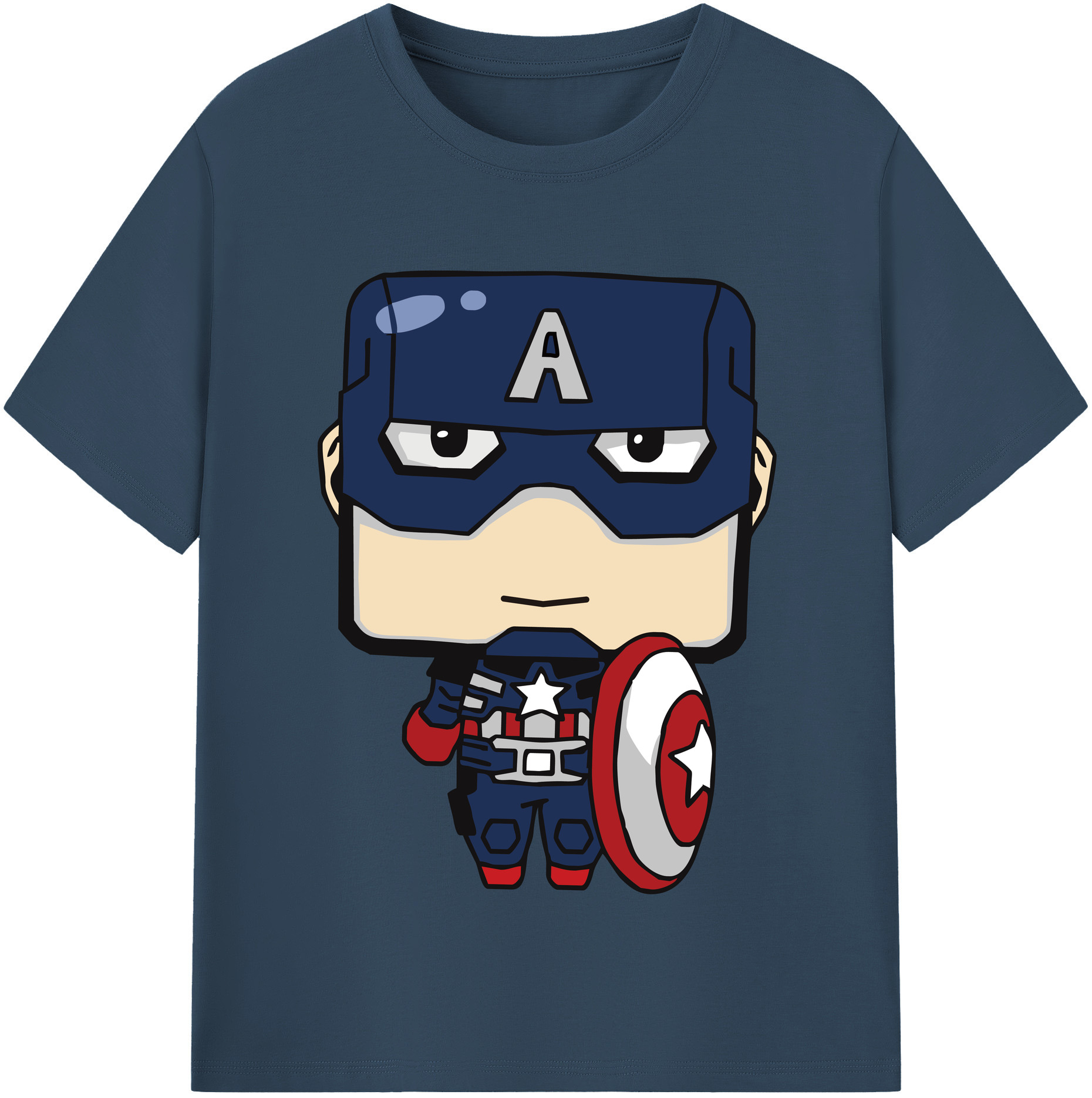 （画像用） アベンジャーズ The Avengers 綿100％半袖Tシャツ（フロントプリント）