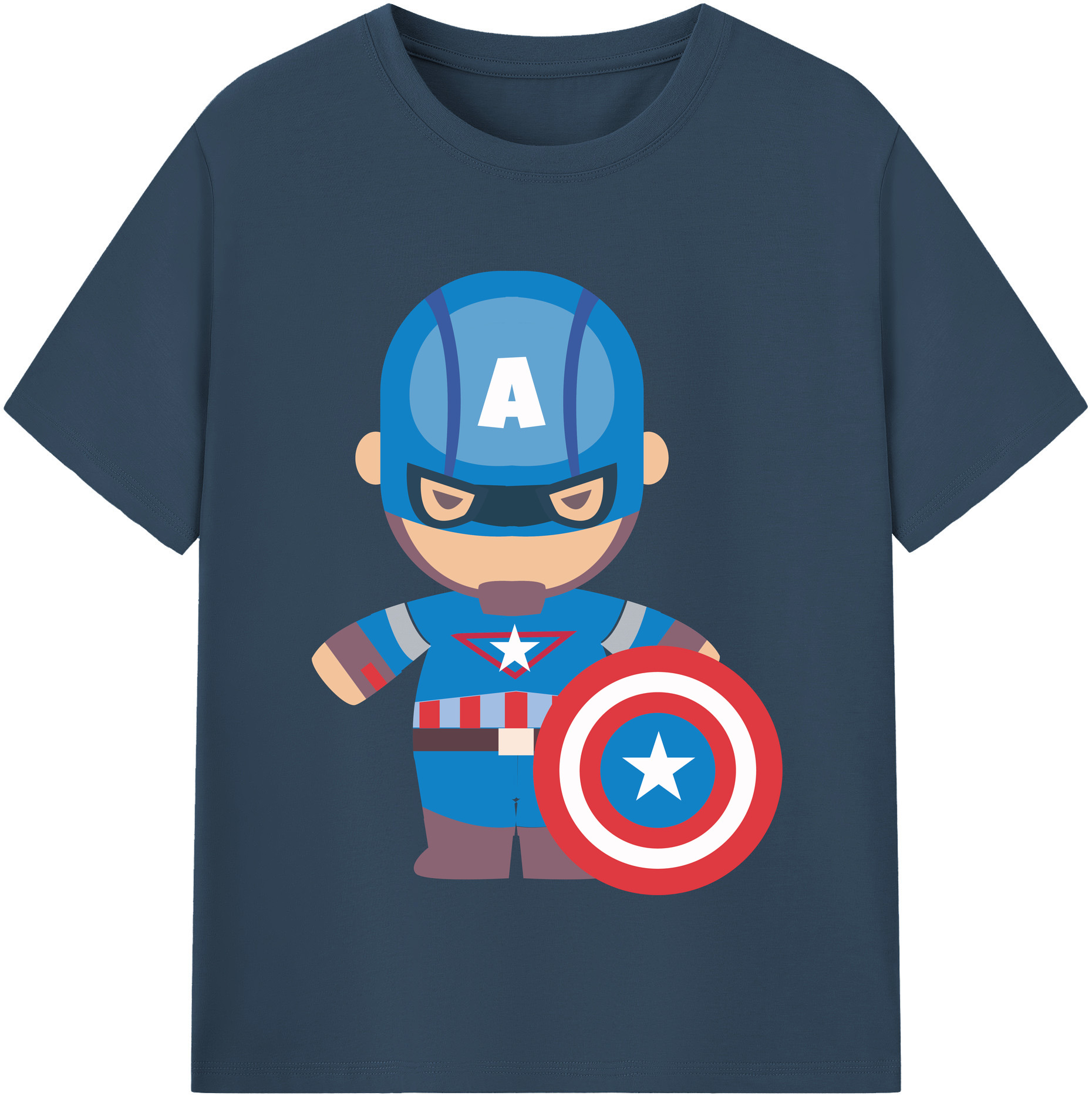 （画像用） アベンジャーズ The Avengers 綿100％半袖Tシャツ（フロントプリント）