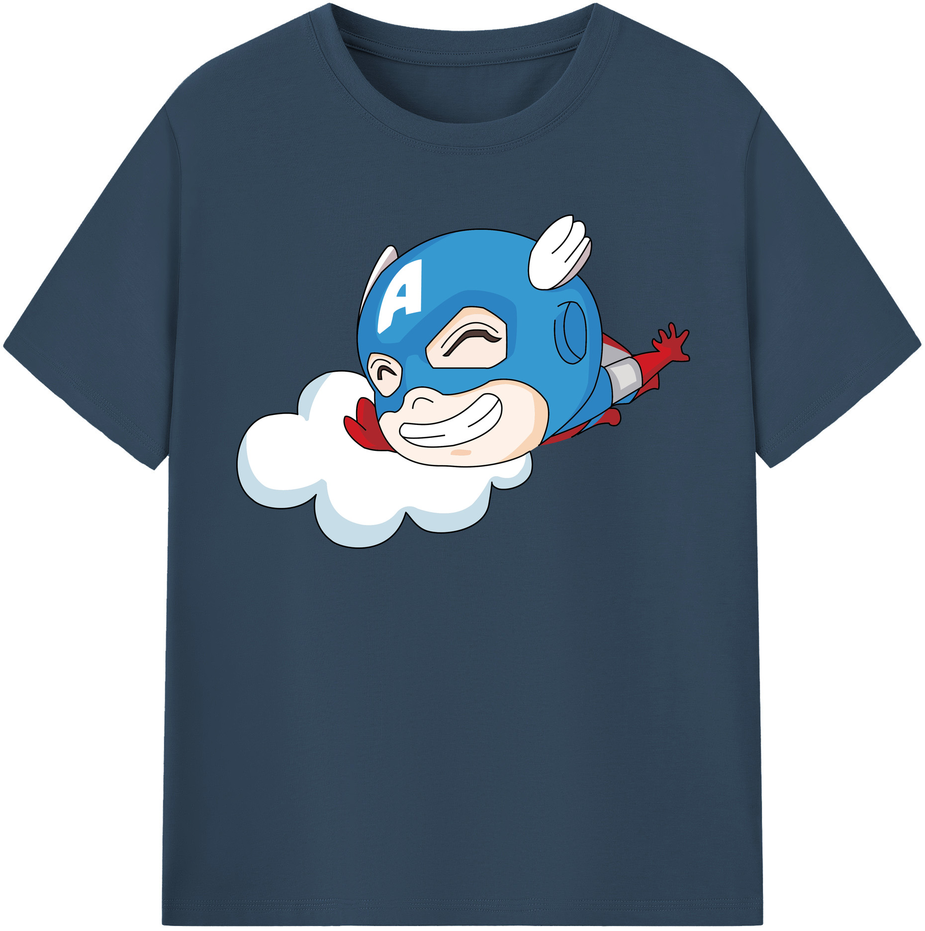 （画像用） アベンジャーズ The Avengers 綿100％半袖Tシャツ（フロントプリント）