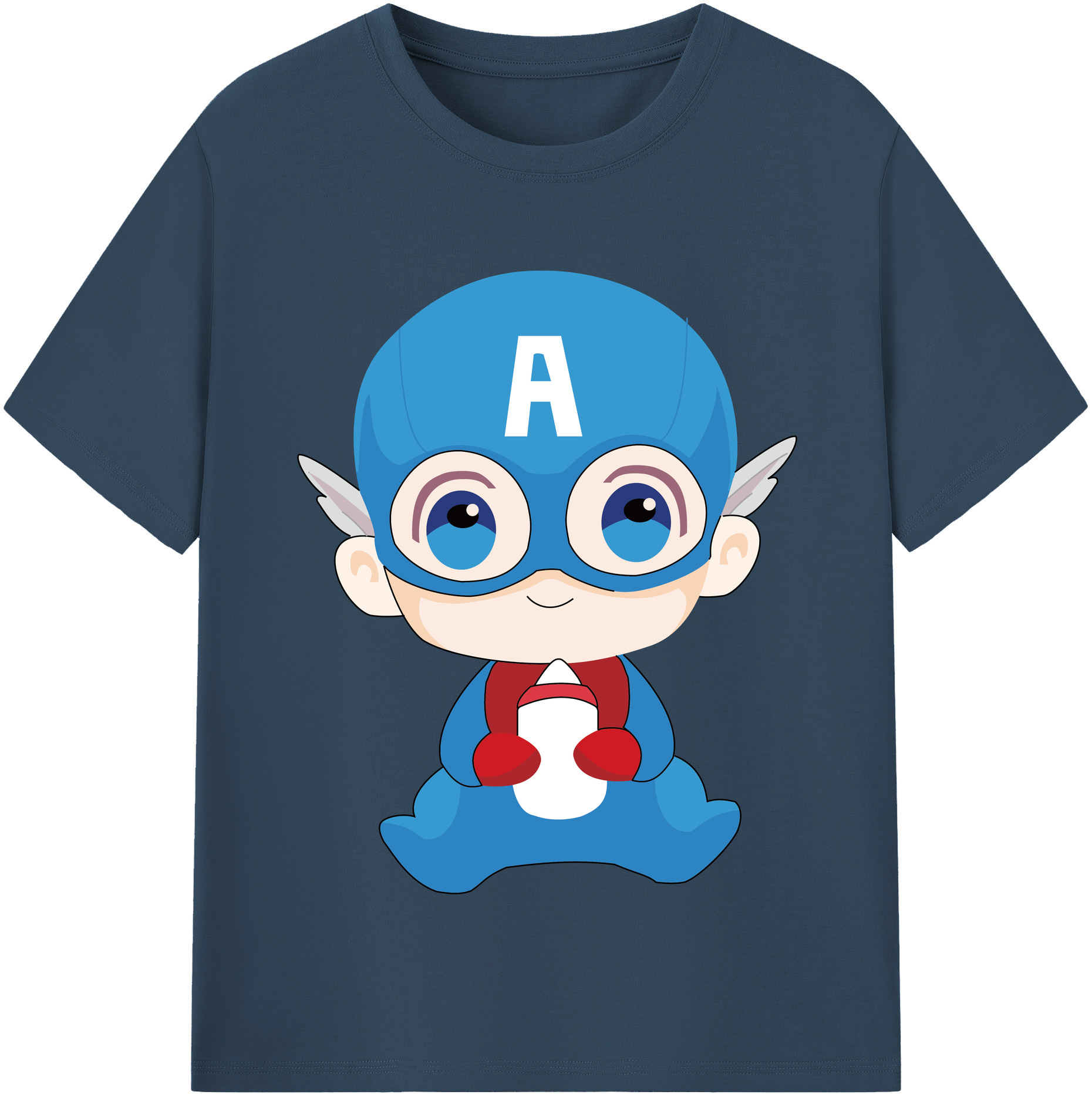 （画像用） アベンジャーズ The Avengers 綿100％半袖Tシャツ（フロントプリント）