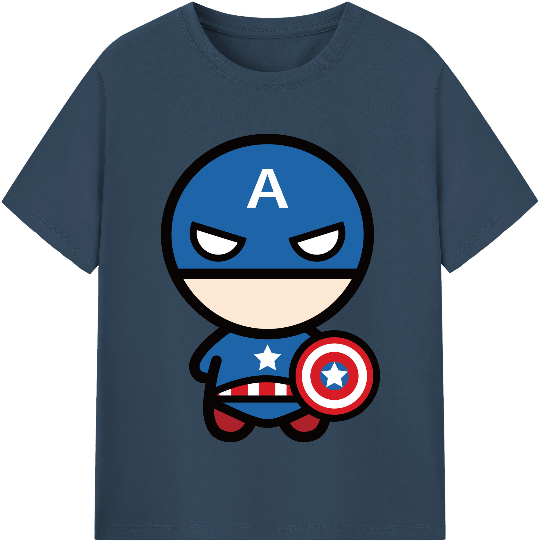 （画像用） アベンジャーズ The Avengers 綿100％半袖Tシャツ（フロントプリント）