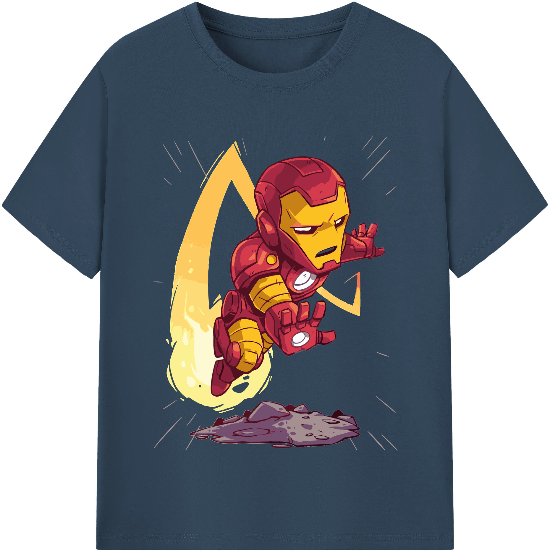 （画像用） アベンジャーズ The Avengers 綿100％半袖Tシャツ（フロントプリント）
