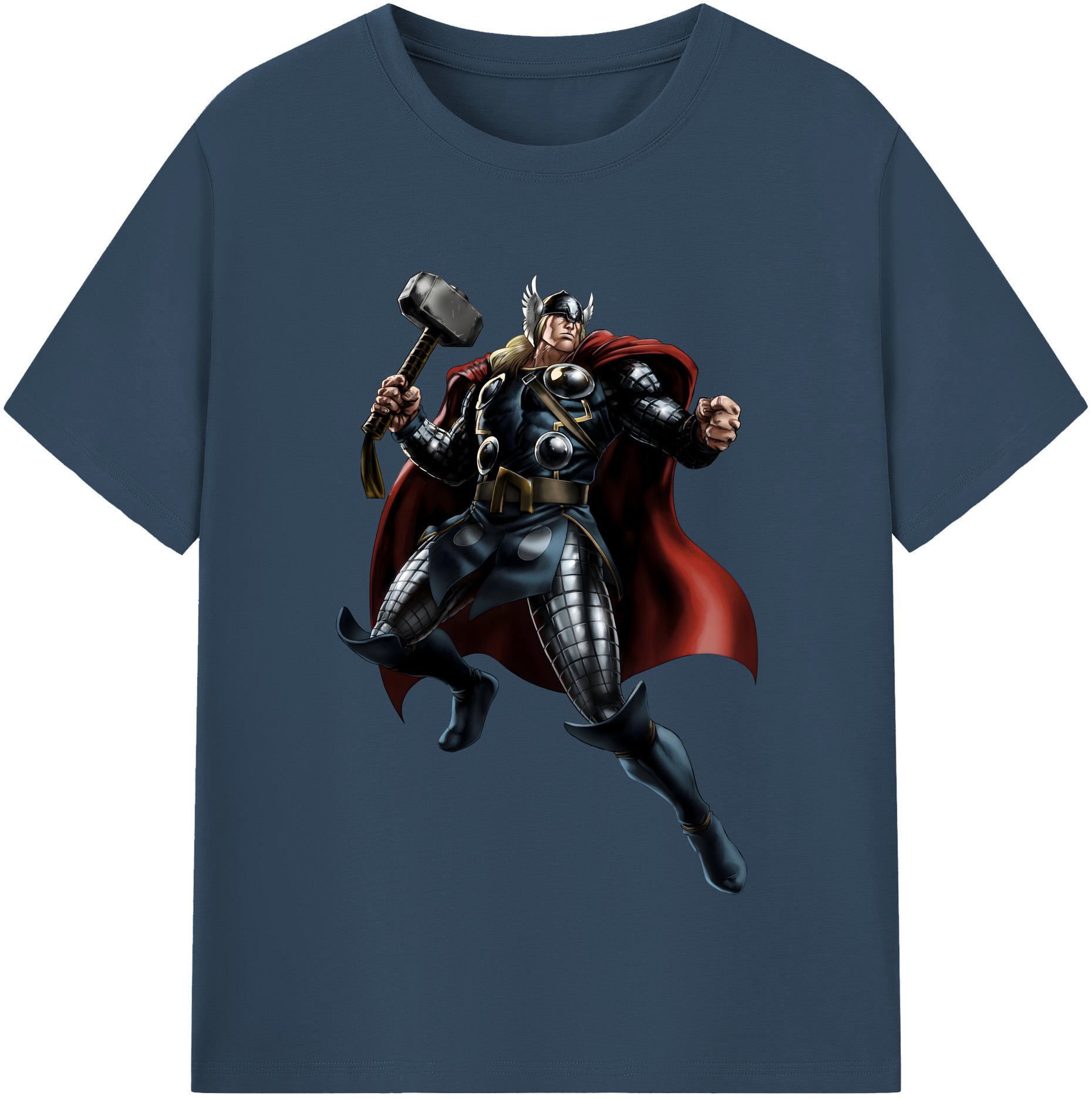 （画像用） アベンジャーズ The Avengers 綿100％半袖Tシャツ（フロントプリント）