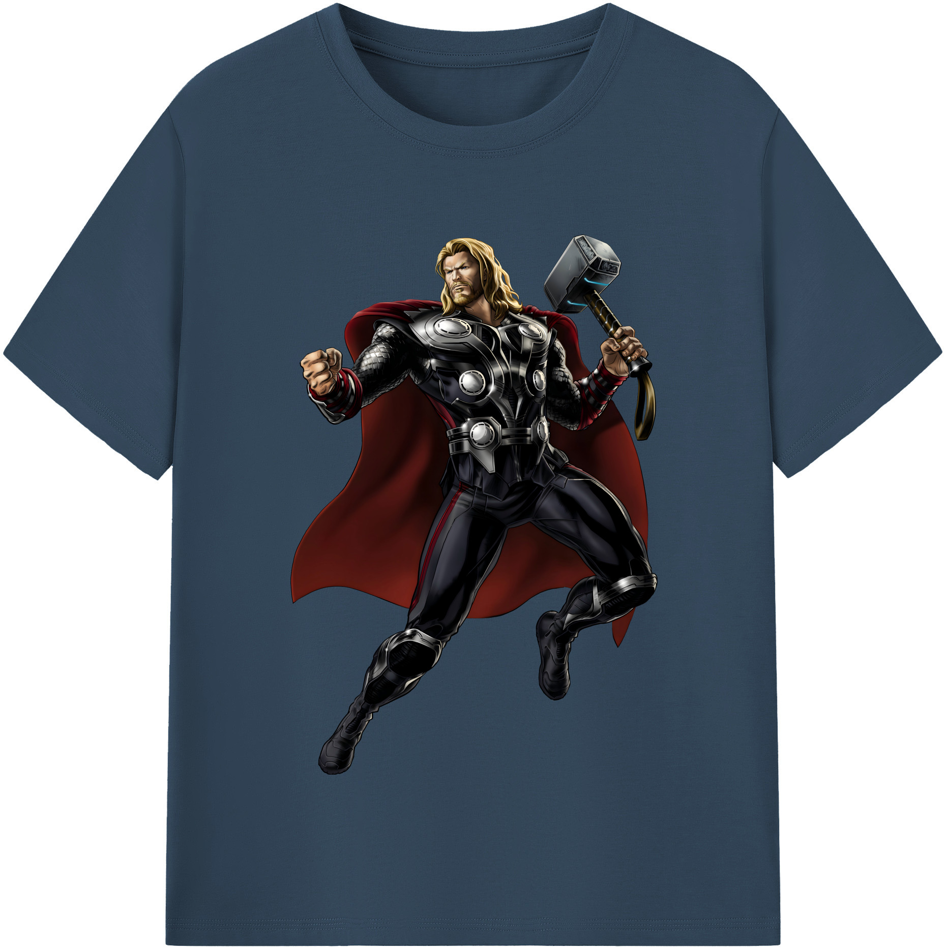 （画像用） アベンジャーズ The Avengers 綿100％半袖Tシャツ（フロントプリント）