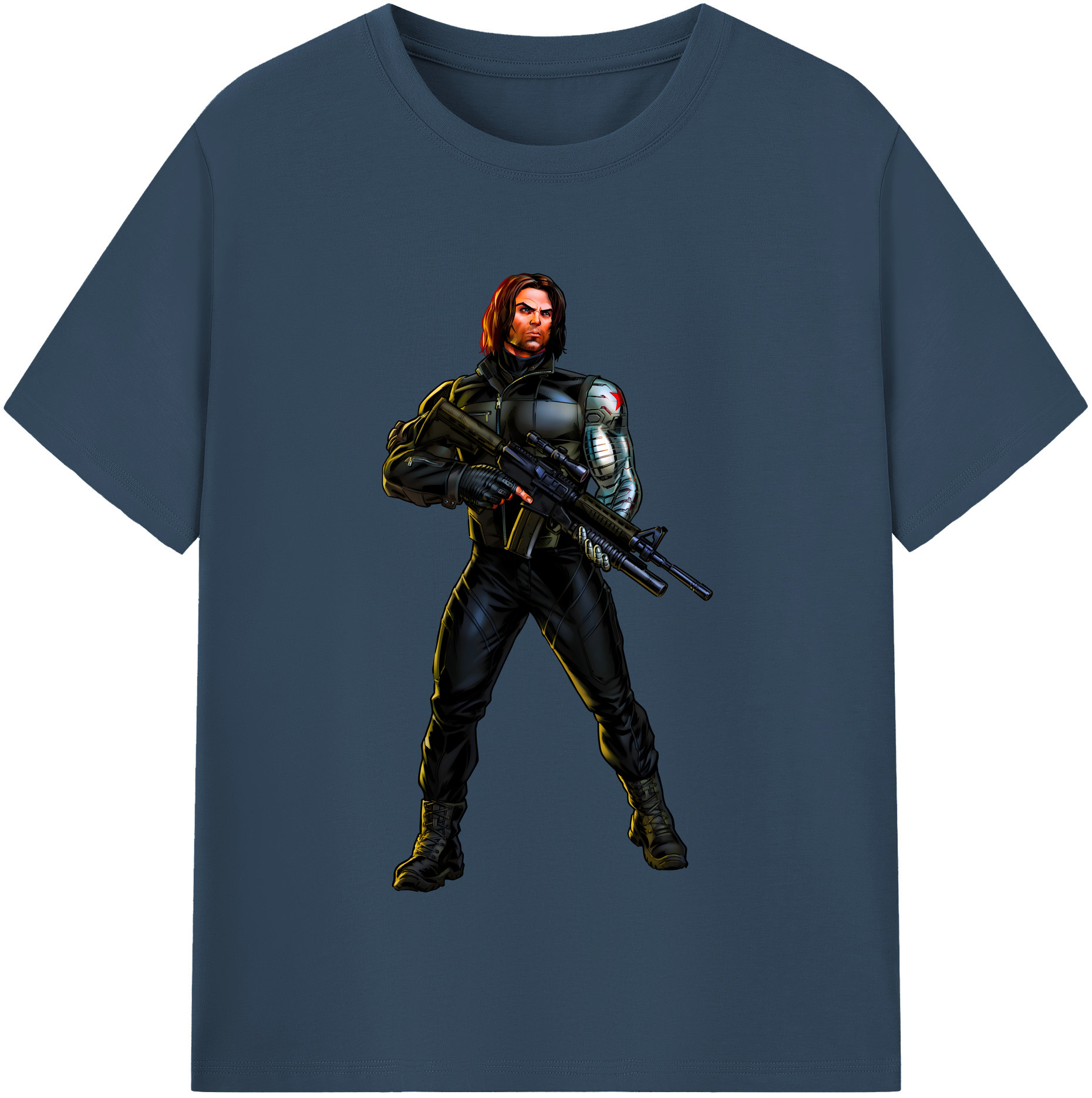 （画像用） アベンジャーズ The Avengers 綿100％半袖Tシャツ（フロントプリント）