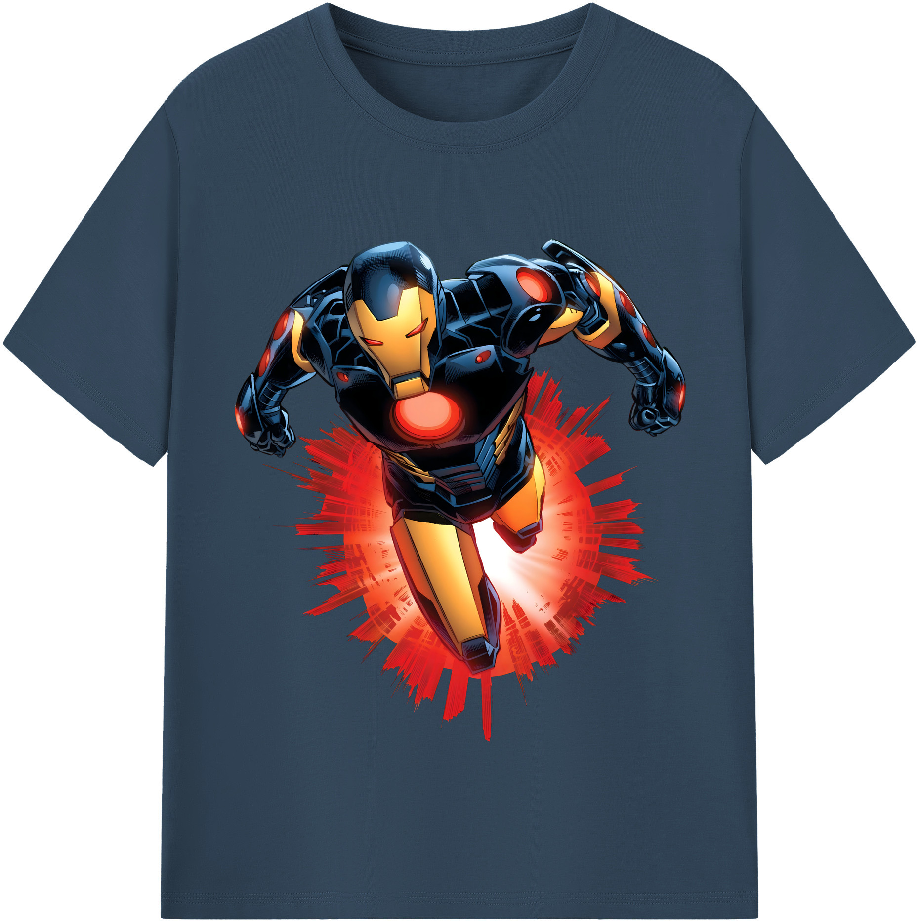 （画像用） アベンジャーズ The Avengers 綿100％半袖Tシャツ（フロントプリント）