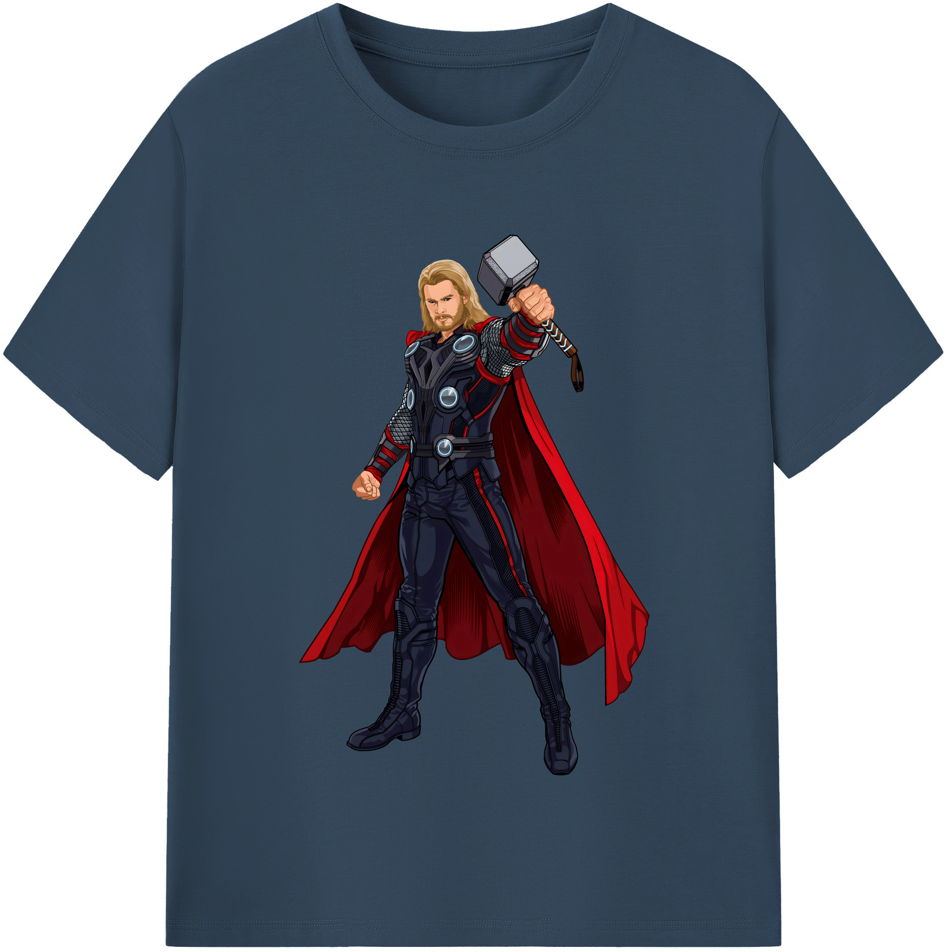 （画像用） アベンジャーズ The Avengers 綿100％半袖Tシャツ（フロントプリント）